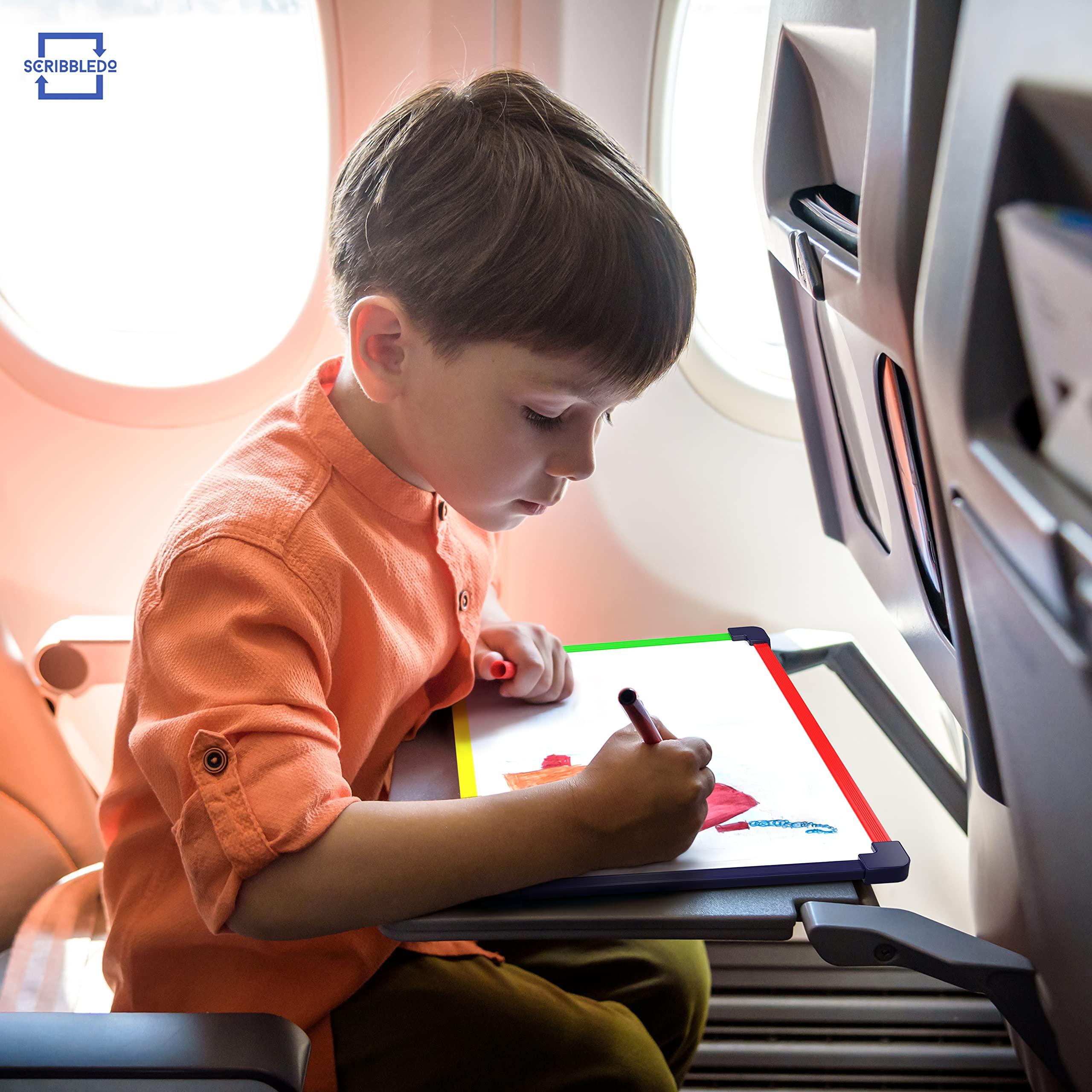 10 Travel Size Art Coloring White Board & Eraser Car Airplane Travel Essentials Kids Travel Accessories 9x12 Travel Games for Kids Travel Toys for Toddlers 3+ Plane Travel Game for Kids Ages 4-8 & Up - Image 6