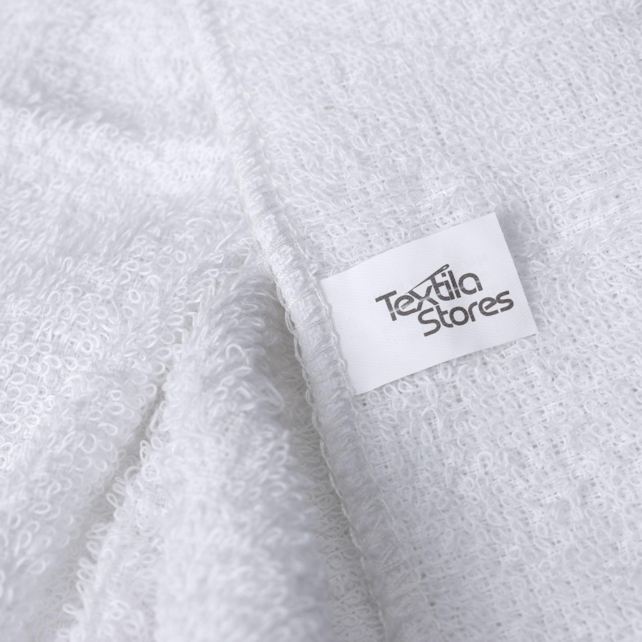 Textila Terry Wash Cloths – Pack of 10, White, 12x12 Inches – Soft, Absorbent & Multipurpose Cotton Washcloths for Face, Hand, Bath, Kitchen, Spa, Gym & Hotel Use - Image 7