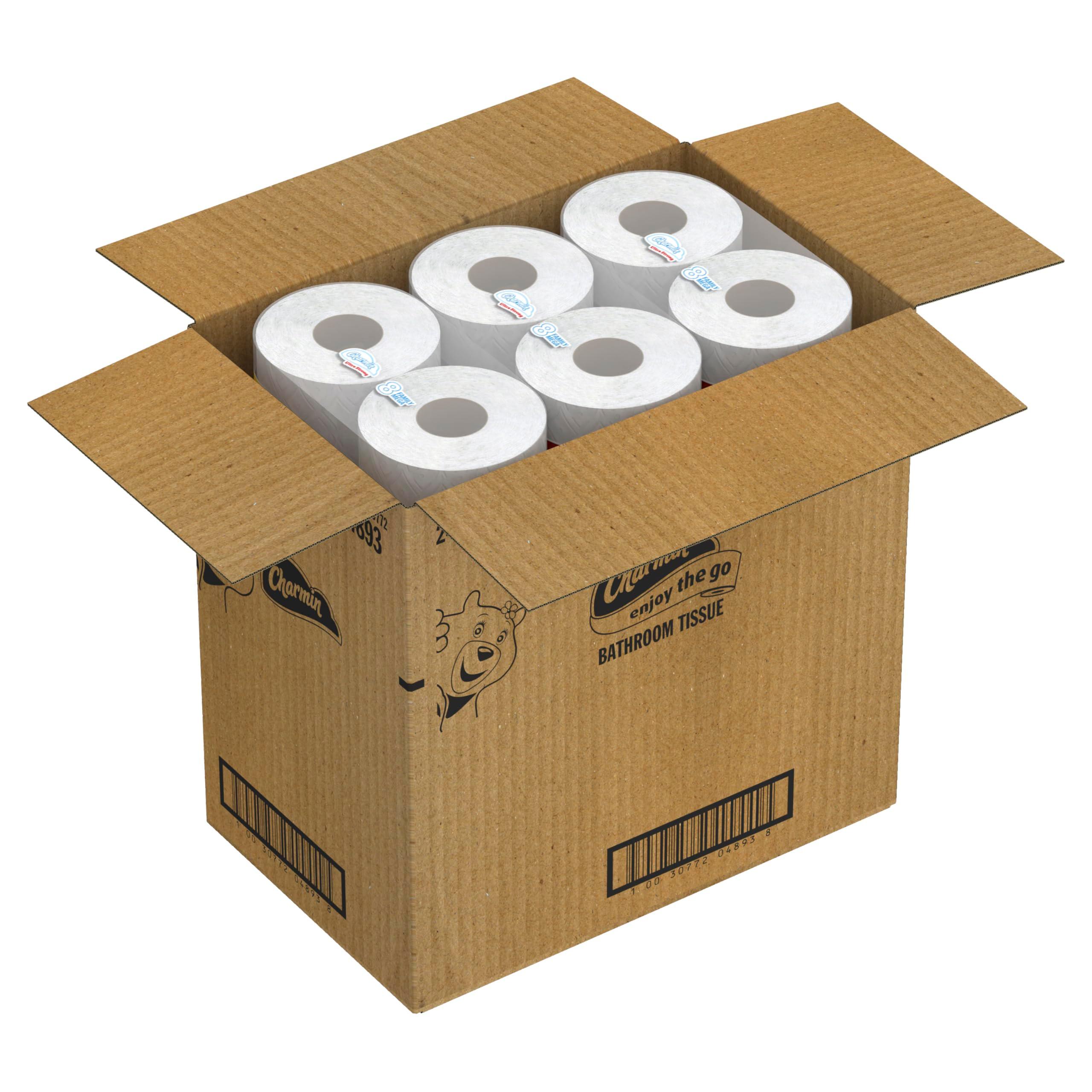 Charmin Ultra Strong Clean Touch Toilet Paper, 24 Family Mega Rolls = 120 Regular Rolls - Image 9