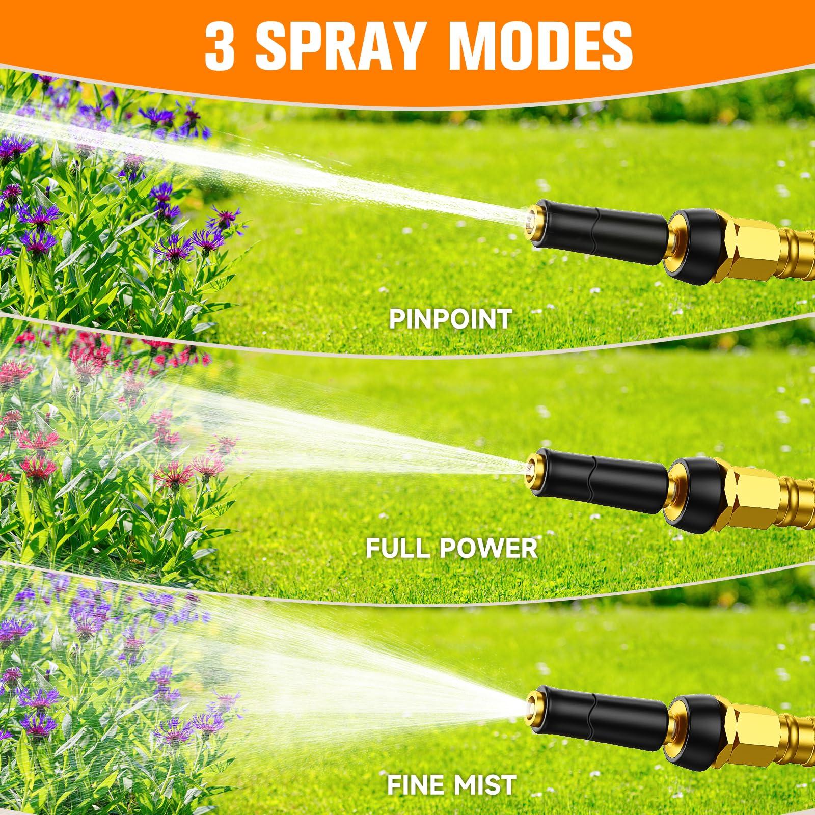 Rosy Earth 100 FT Garden Hose Expandable - 304 Stainless Steel Water Hose 100 FT - Heavy Duty Flexible Kink Free Hose, no Bite - Image 5