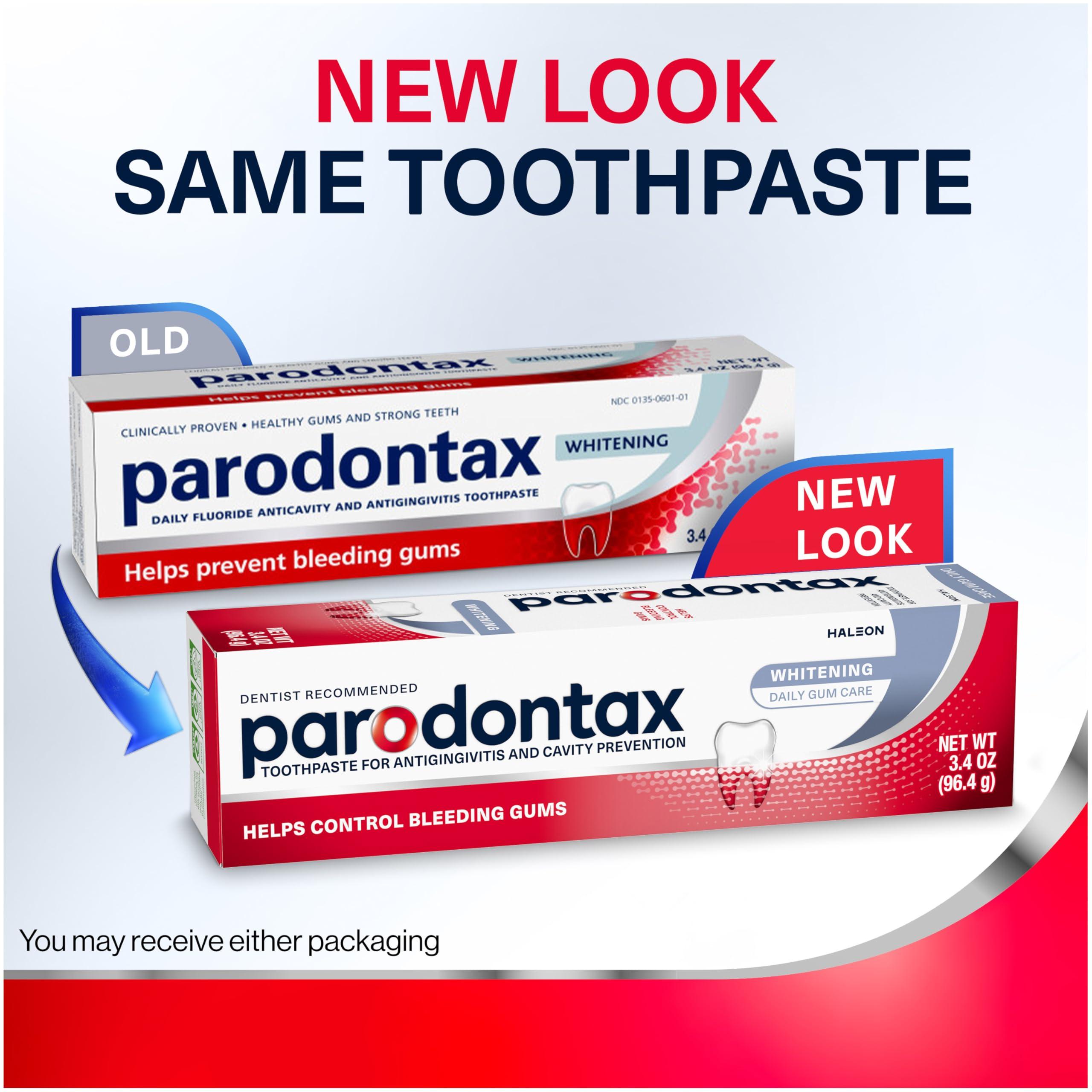 Parodontax Teeth Whitening Toothpaste To Help Bleeding Gums, Gum Toothpaste For Gum Health, 3.4 Oz x 3 - Image 10