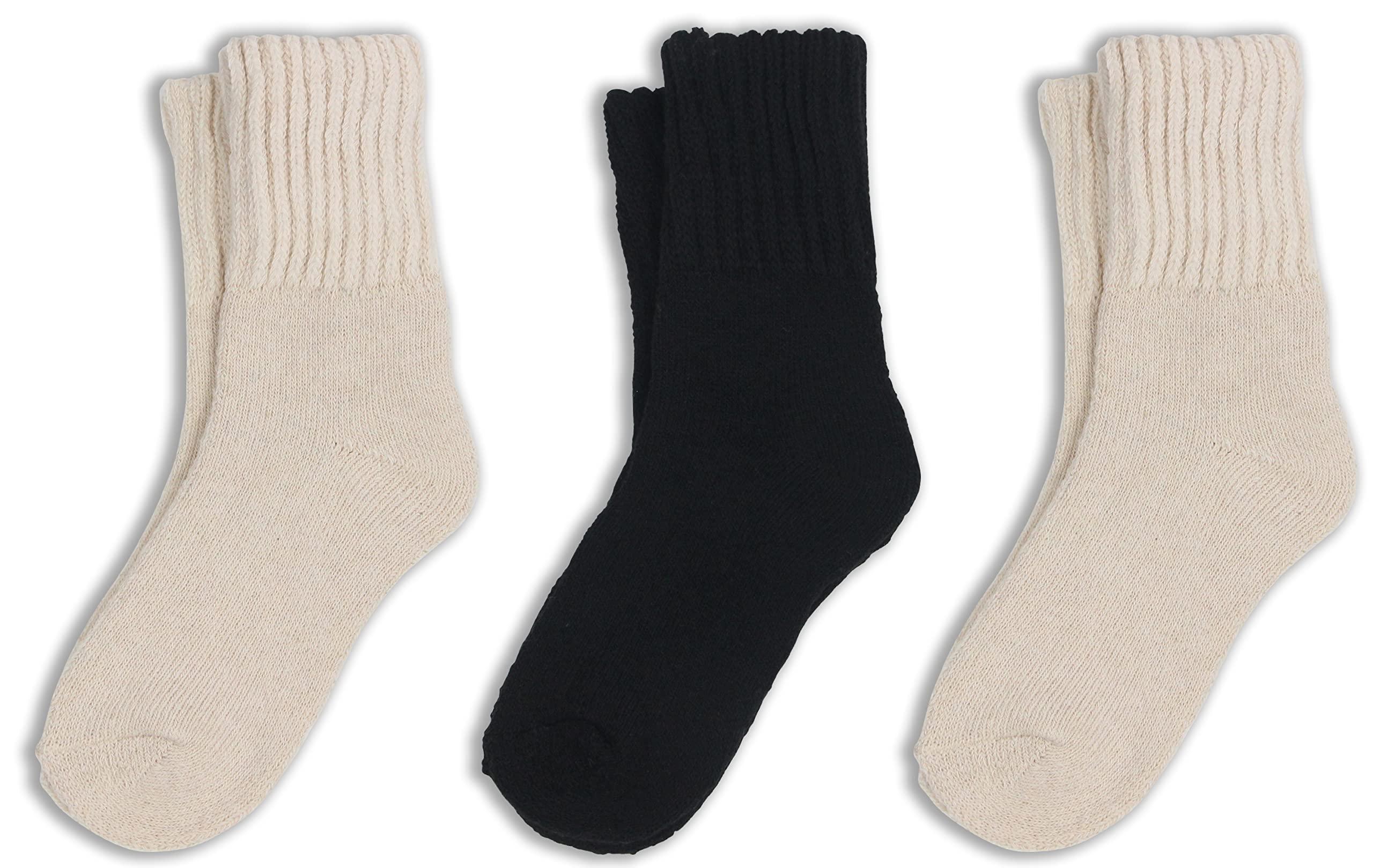 BomKinta Boot Socks for Women Winter Solid Thick Warm Socks Cozy Crew Socks Christmas Gift - Image 3