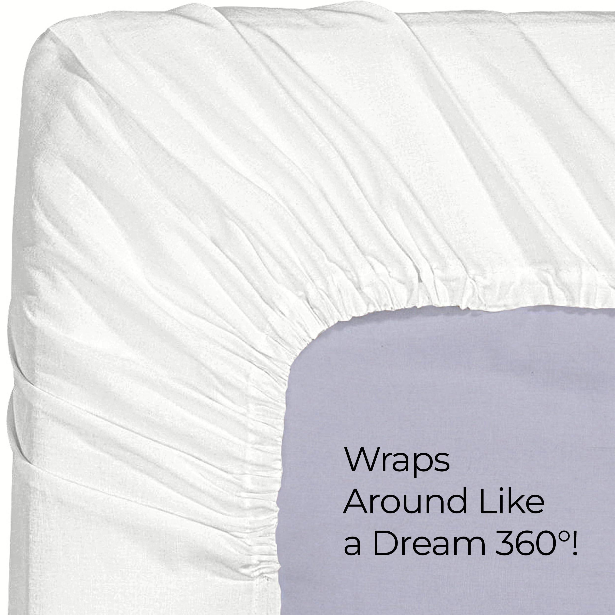 Utopia Bedding Queen Fitted Sheet - Bottom Sheet - Deep Pocket - Soft Microfiber - Shrinkage and Fade Resistant - Easy Care -1 Fitted Sheet Only (White) - Image 7