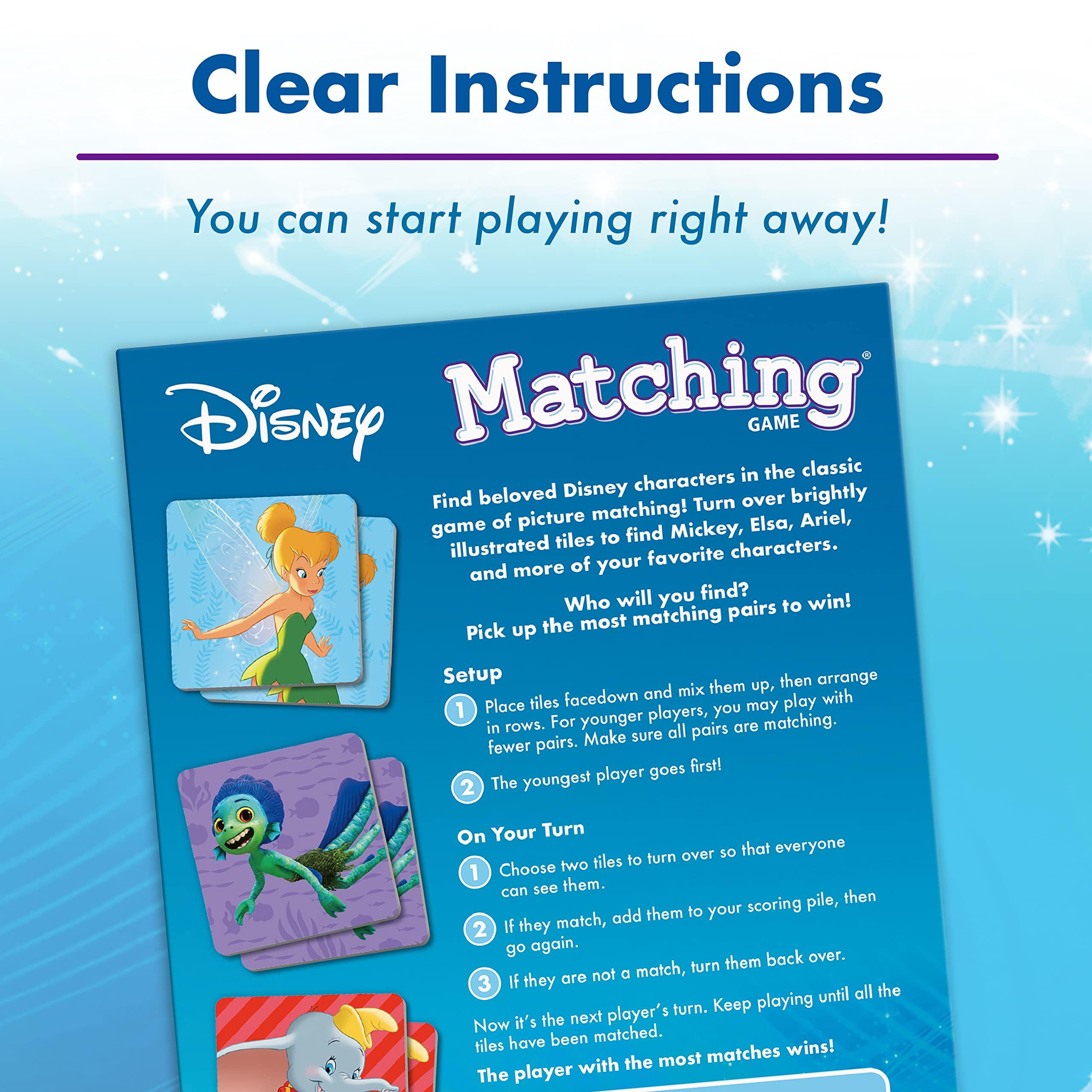 Wonder Forge Disney Matching Game – Fun Memory Game for Boys & Girls Ages 3 and Older - Featuring Classic Disney Characters – Preschool Learning Toy - Image 4