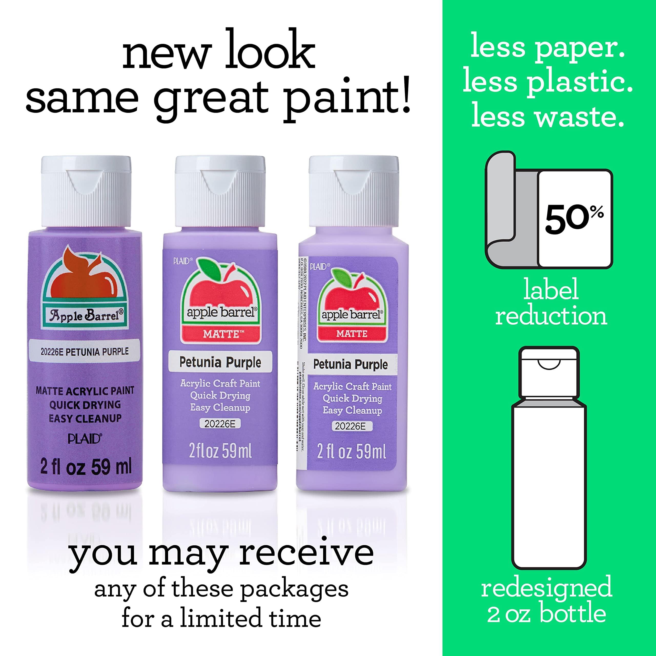 Apple Barrel Acrylic Paint, Light Lavender 2 fl oz Classic, Easy To Apply DIY Arts And Crafts, Art Supplies With A Matte Finish - Image 2