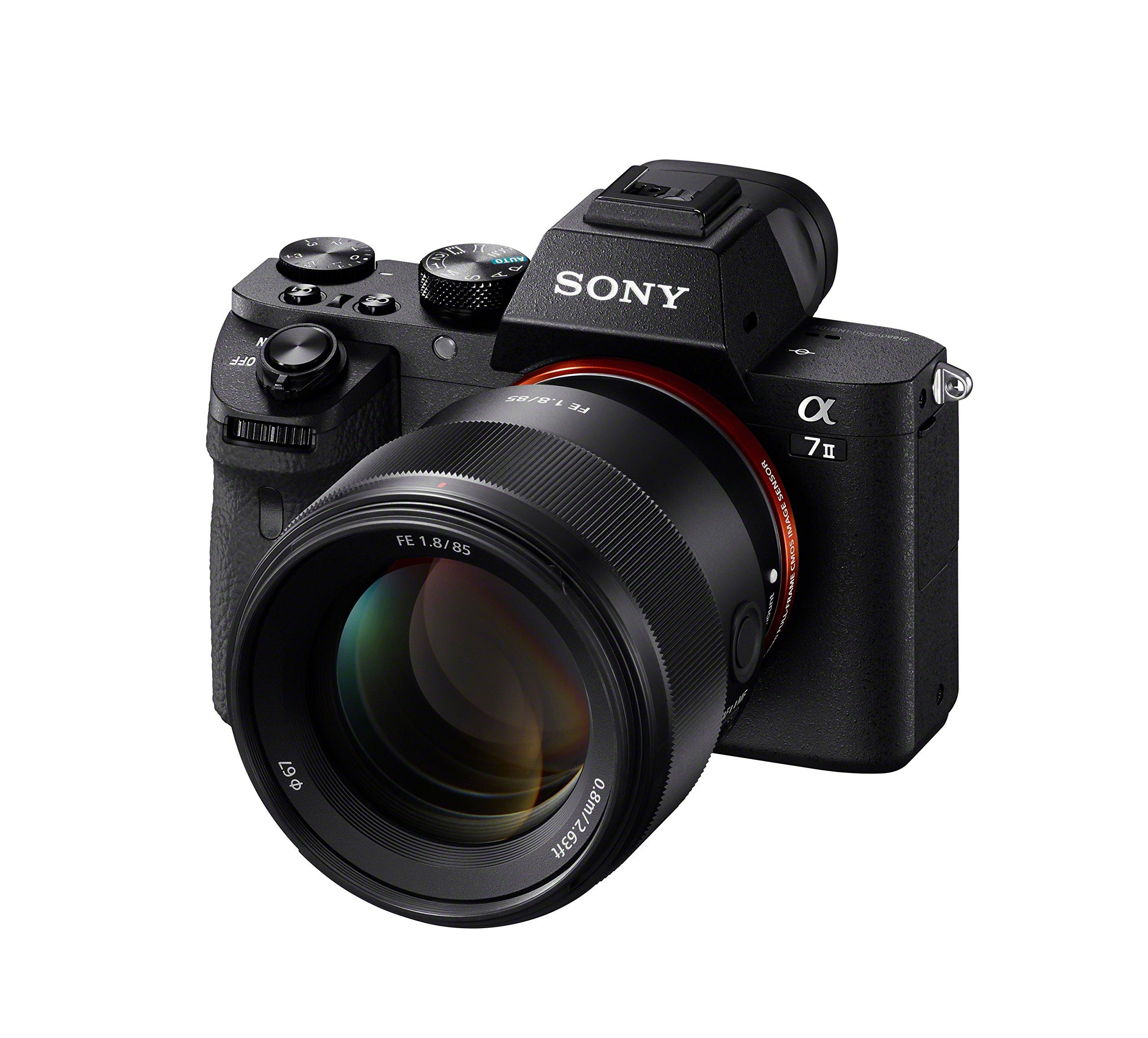 Sony SEL85F18 85mm F/1.8-22 Medium-Telephoto Fixed Prime Camera Lens, Black - Image 3