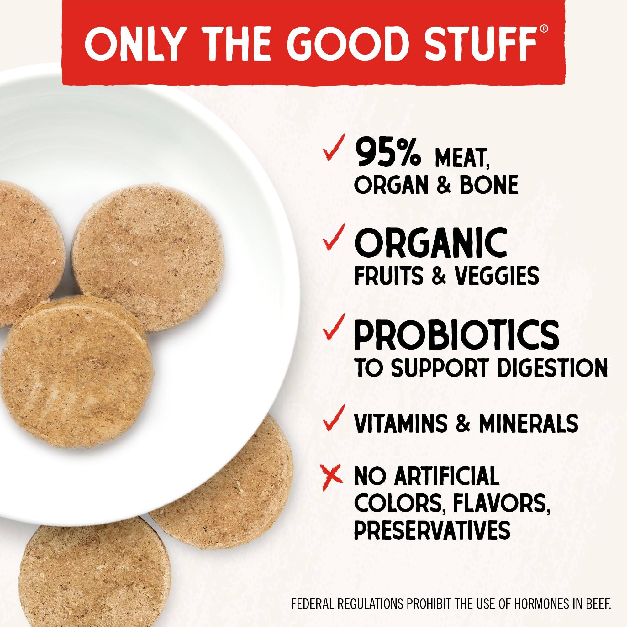 Stella & Chewy's Freeze-Dried Raw Dinner Patties - Beef Recipe - High Protein Grain-Free Puppy & Dog Food - Perfect For Picky Eaters - 25 oz - Image 3