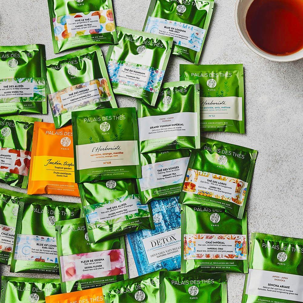 Palais des Thés - Blue of London - Earl Grey Black Tea, Bergamot & Cornflower - 20 Count Cotton Tea Bags Box - Image 8