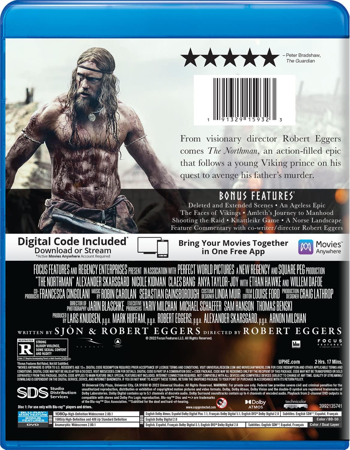 The Northman - Collector's Edition Blu-ray + DVD + Digital - Image 3