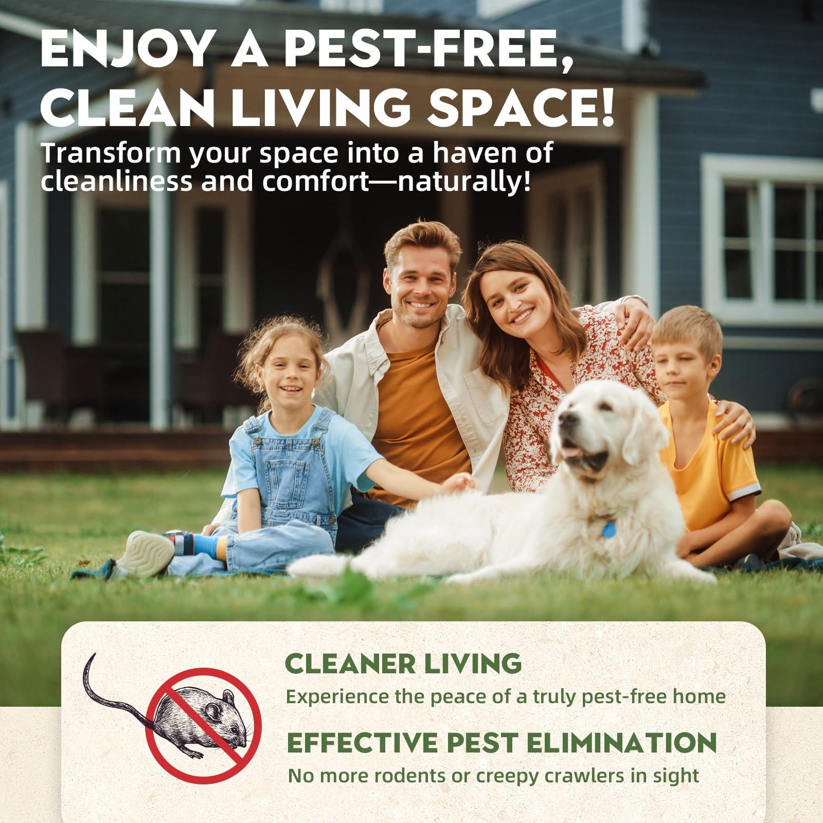Mouse Repellent Outdoor, 10 Pack Natural Peppermint Oil Mouse and Squirrel Deterrent for Attic, Garage, Indoor, Rat Poisoning for Inside, Keep Rodents Out of Car - Image 6