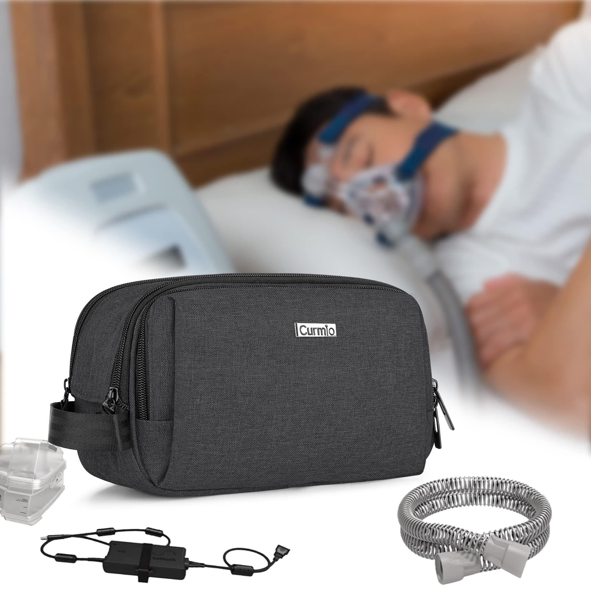 CURMIO CPAP Travel Bag Compatible with ResMed AirMini Machine, Portable CPAP Supplies Carrying Case Storage Bag - Image 7