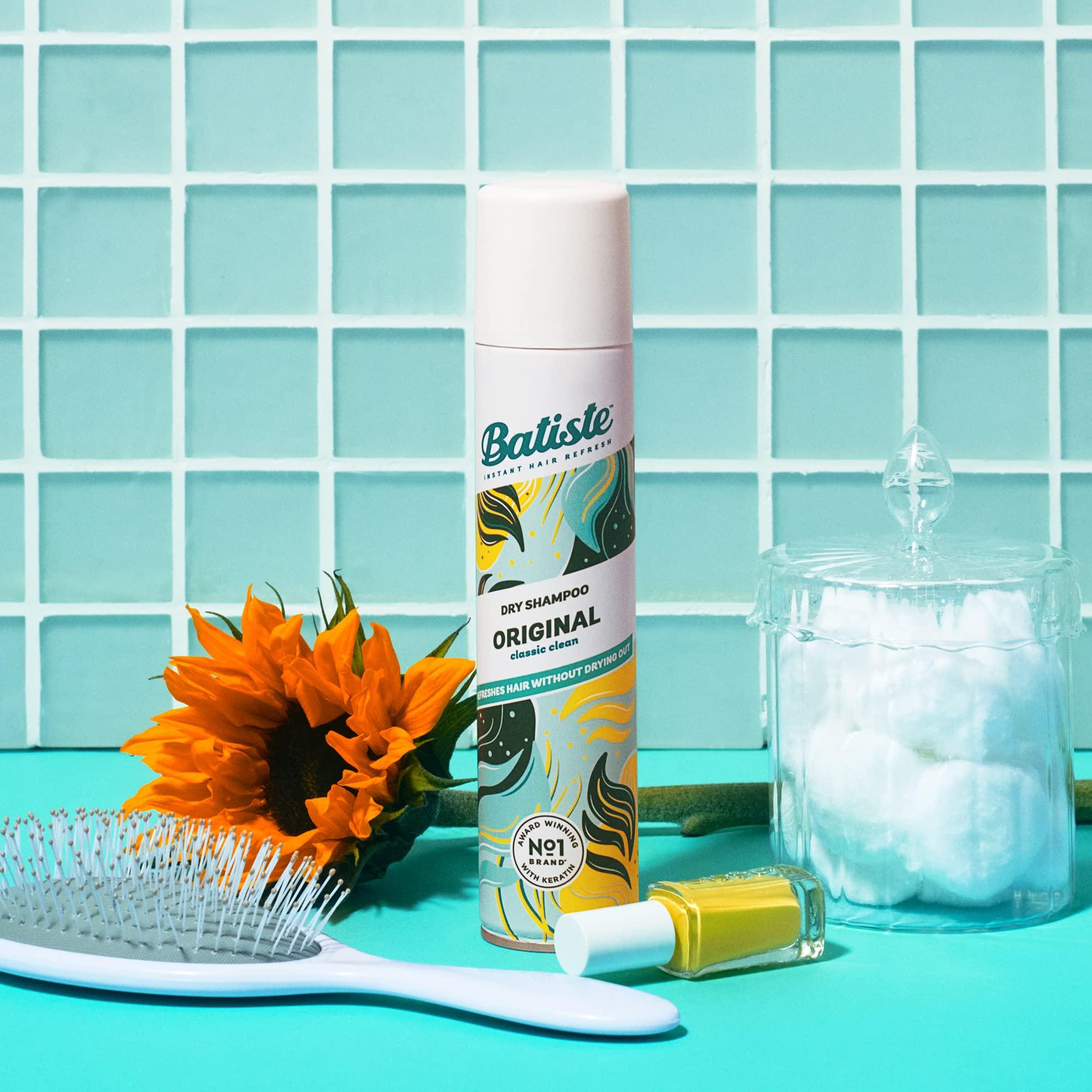 Batiste Dry Shampoo, Original Fragrance Classic Clean, Refresh Hair and Absorb Oil Between Washes, Waterless Shampoo for Added Hair Texture and Body, 5.71 oz - Image 9