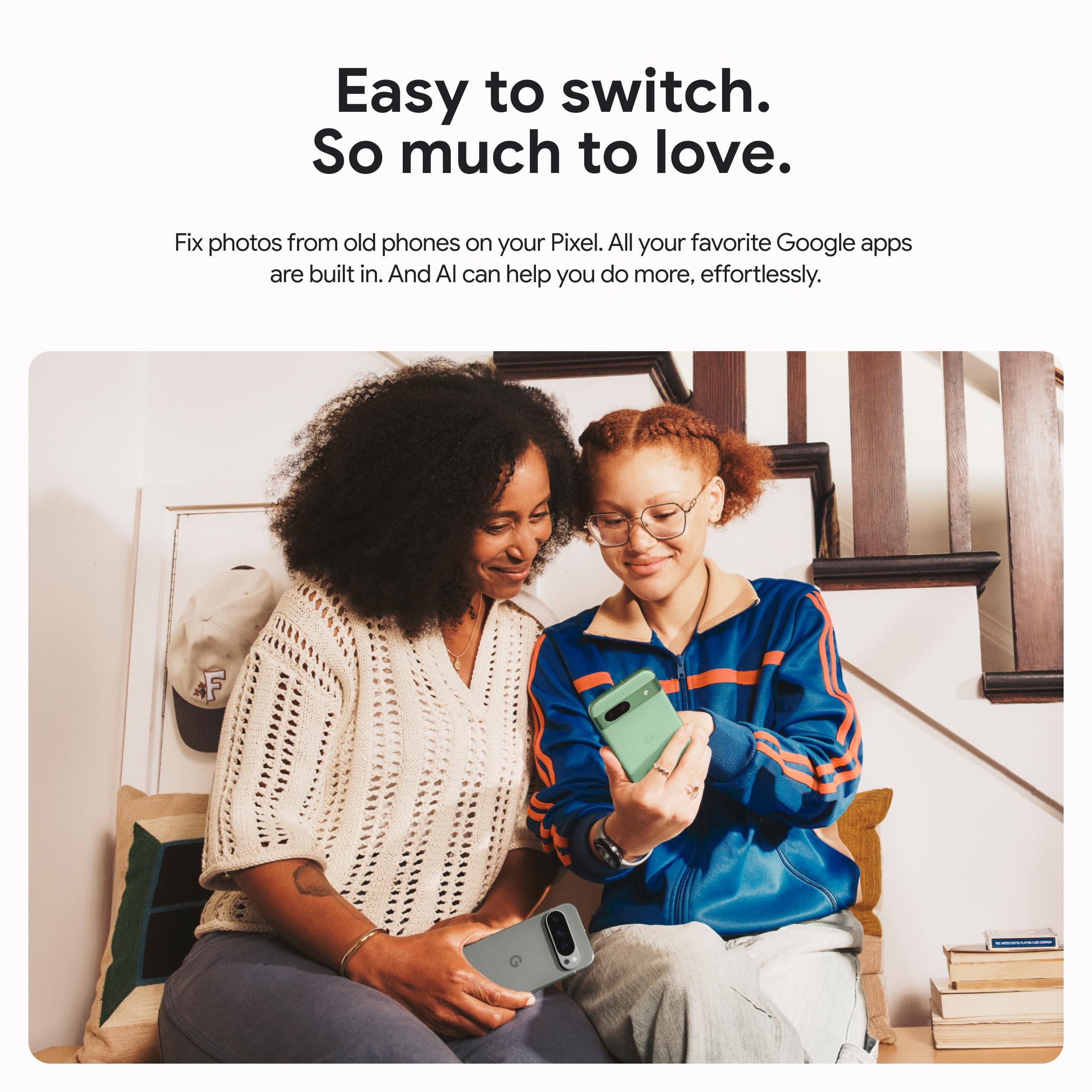 Google Pixel 9 - Unlocked Android Smartphone with Gemini, 24-Hour Battery, Advanced Camera, and 6.3" Actua Display - Obsidian - 128 GB - Image 8