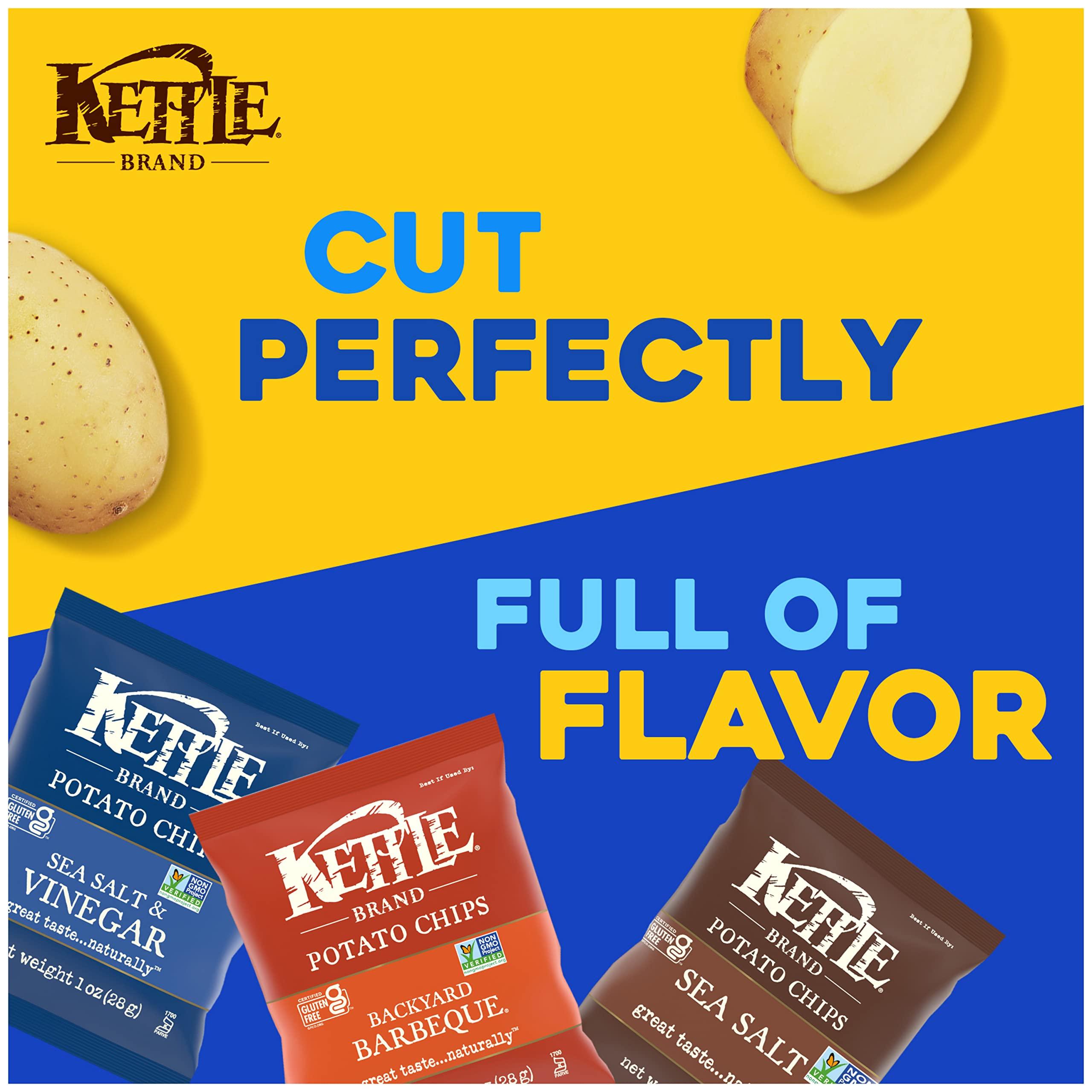 Kettle Brand Potato Chips Variety Pack, 1 Oz, 20 Ct - Image 4
