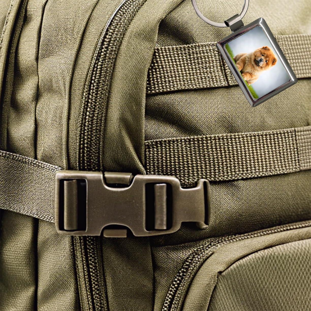 Blooza Blooza Chow Chow Dog Puppy Photo Rectangle Metal Keychain - Image 6