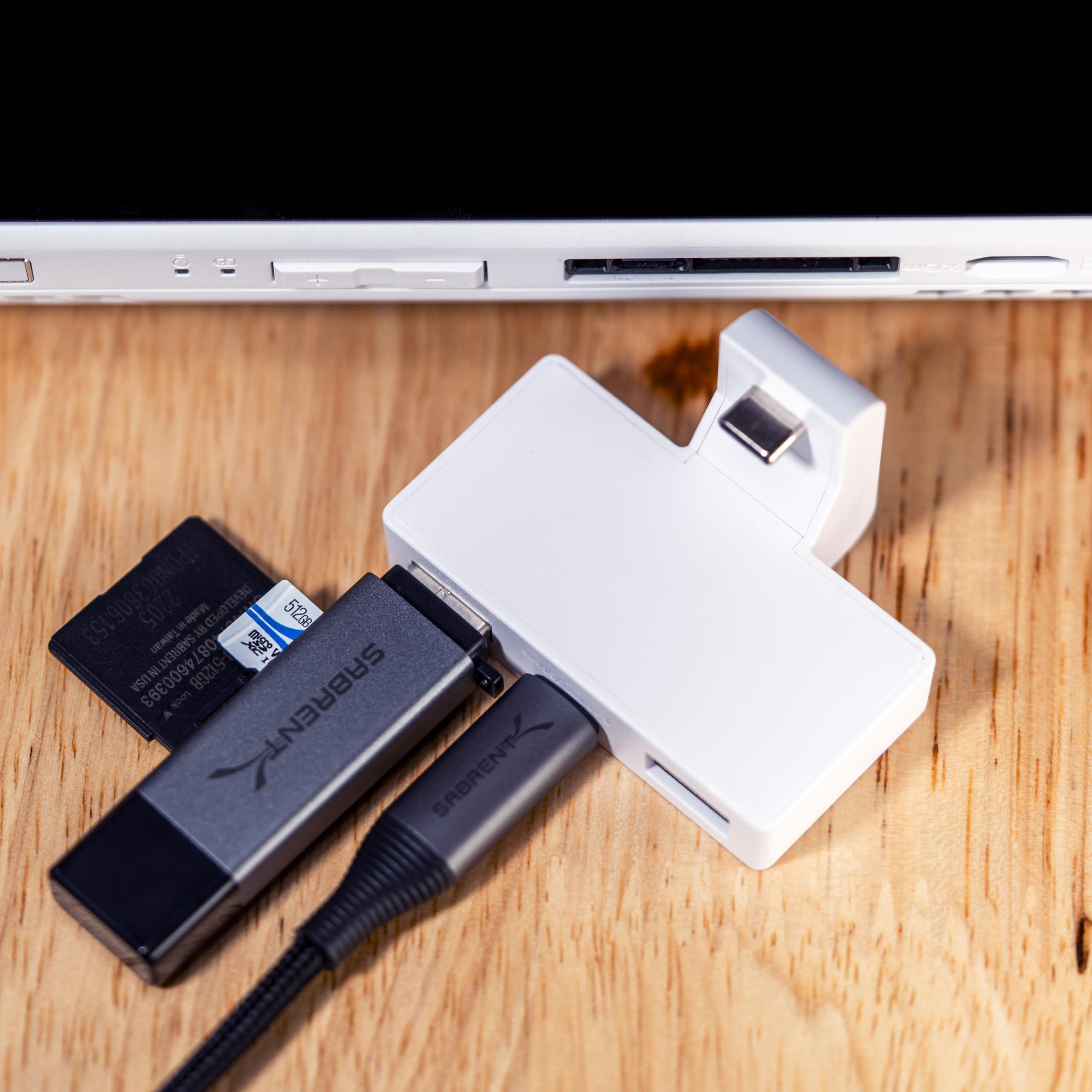 SABRENT USB Type-C 3-Port Gaming Hub for ASUS ROG Ally - Lightweight, Portable, Plug and Play, PD3.0 Charging, USB-A & USB-C Ports, Compatible with Windows, macOS, Linux (HB-ROAY) - Image 8