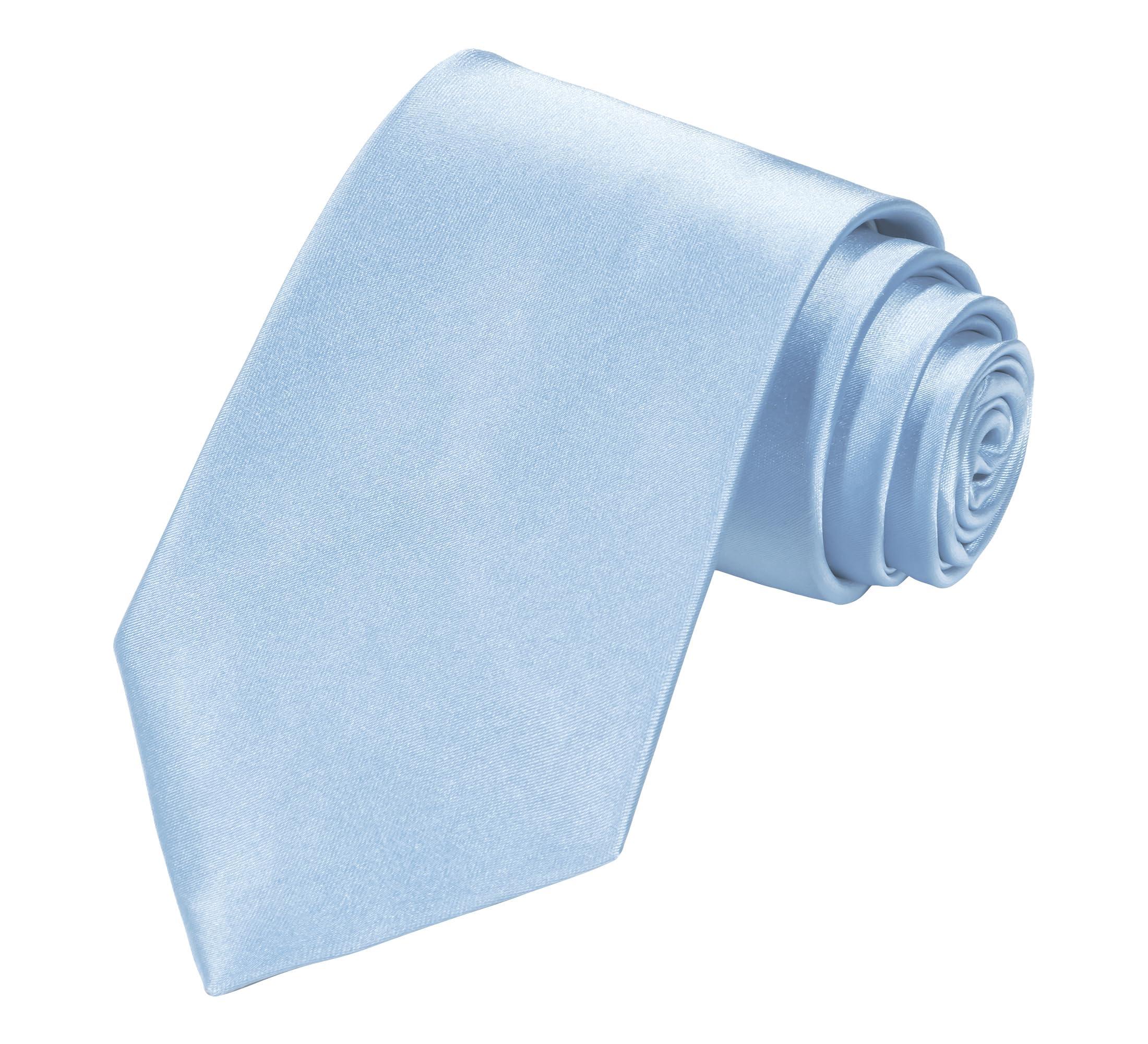 TIE G Solid Satin Woven dyed Color Formal Necktie and Pocket Square Sets in Gift Box - Image 3