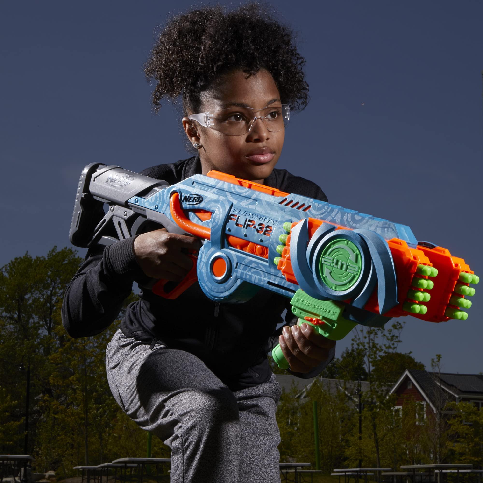 Nerf Elite 2.0 Flipshots Flip-32 Blaster with 32 Dart Barrels That Flip to Double Your Firepower, 32-Dart Capacity, 32 Elite Darts - Image 7