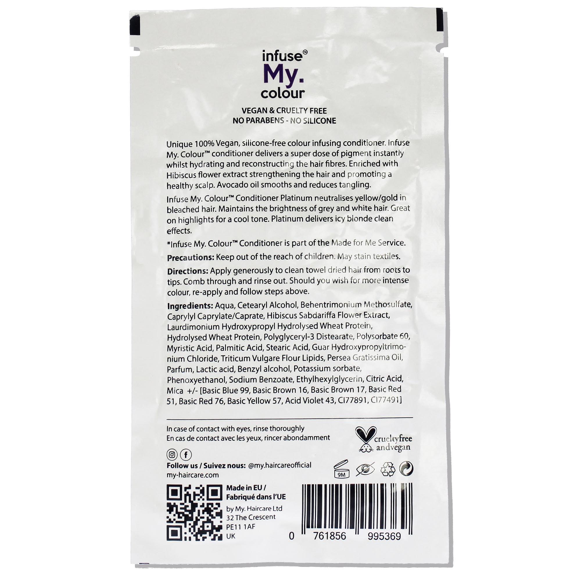infuse my. colour Platinum Conditioner Unisex 15 ml - Image 2