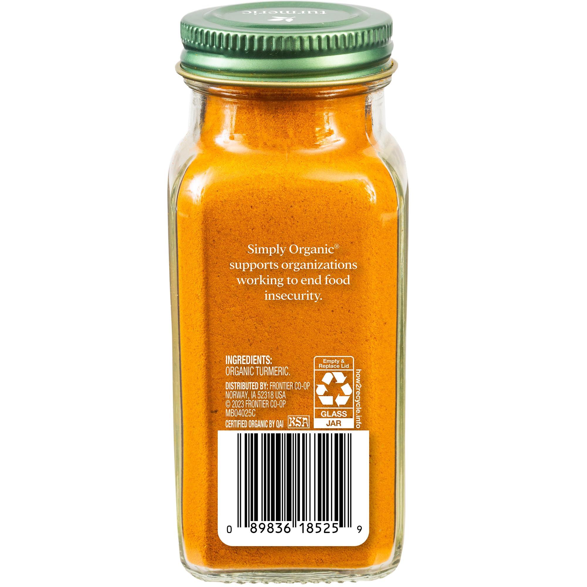 Simply Organic Ground Turmeric Root, 2.38 Oz - Image 2