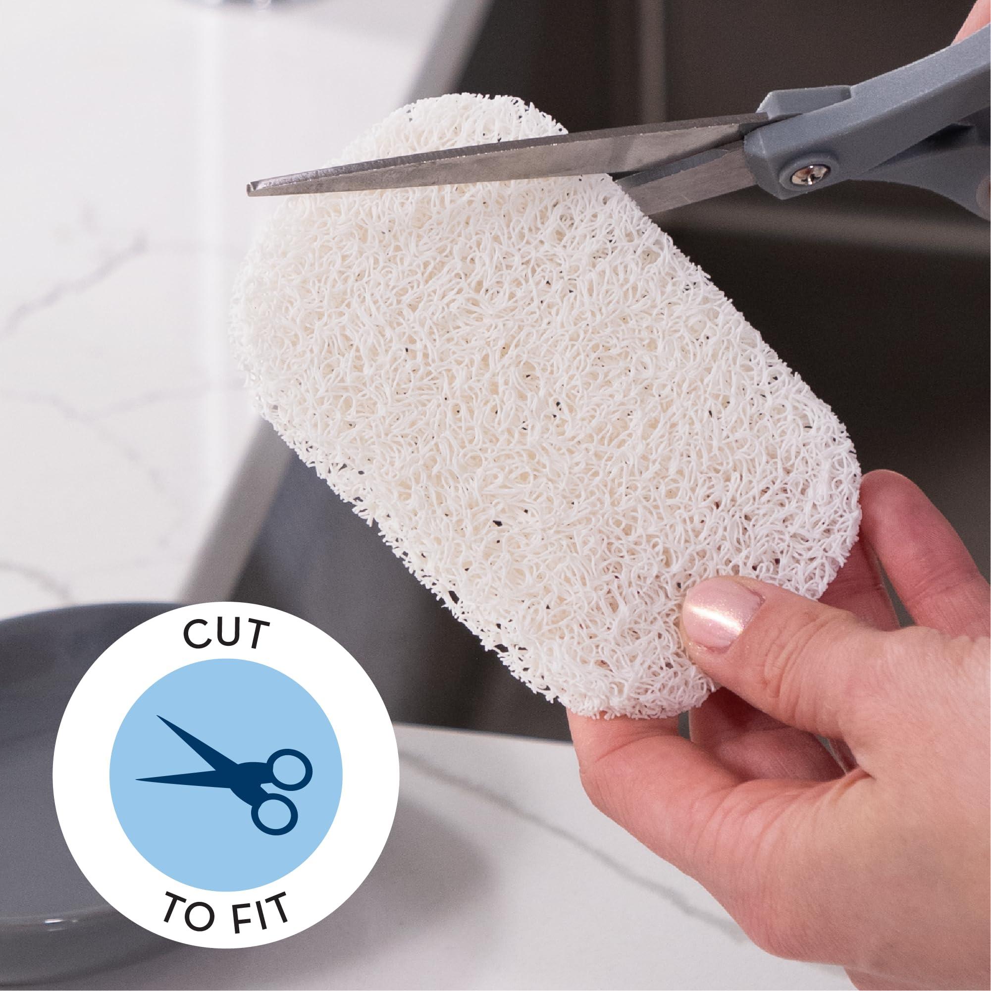S&T INC. Bar Soap Holder for Kitchen, Bathroom, and Soap Dish, 6 Pack, White, 2.9 inches by 4.4 inches - Image 5