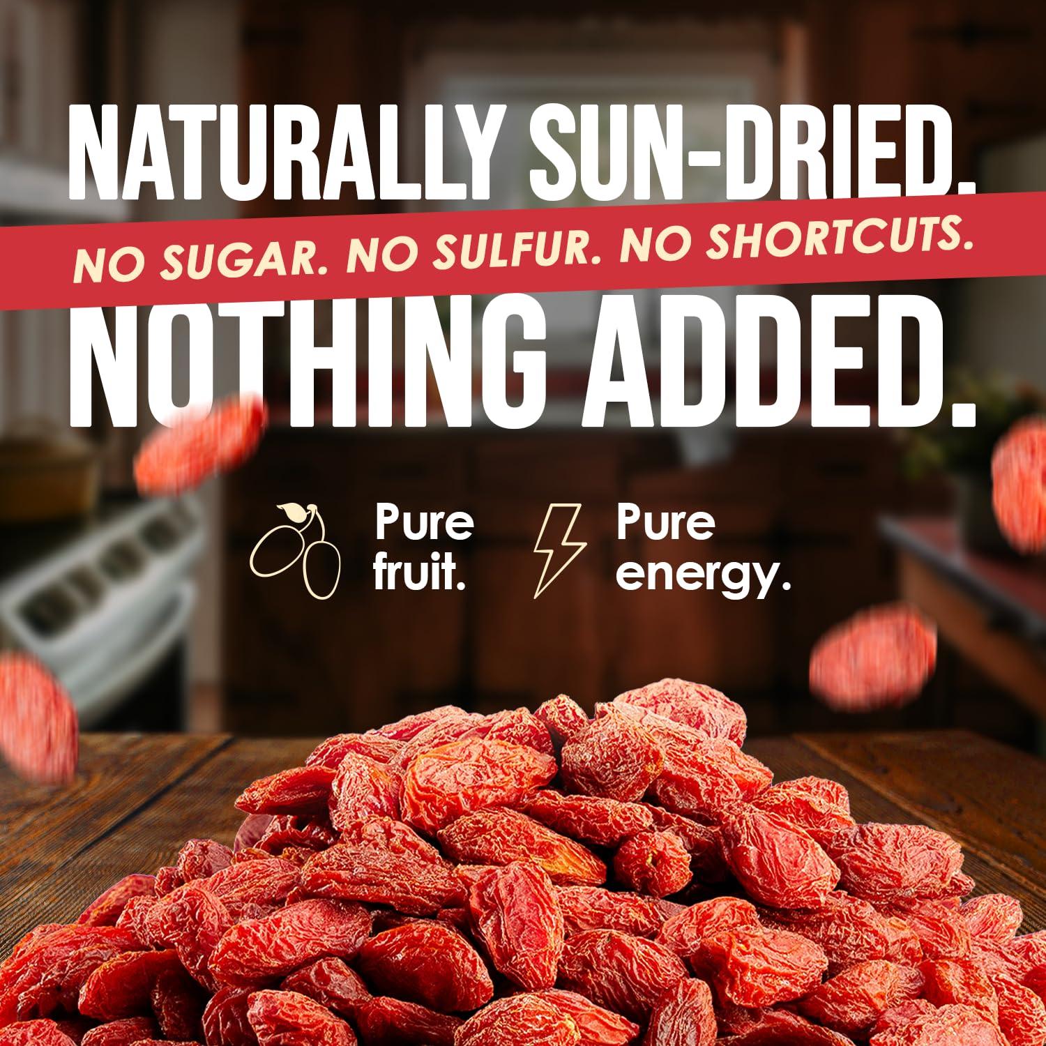 Nutrient Elements 32oz Organic Raw Dried Goji Berries - USDA Certified, Non GMO, Large Berries with Recipes E-Book - Image 3