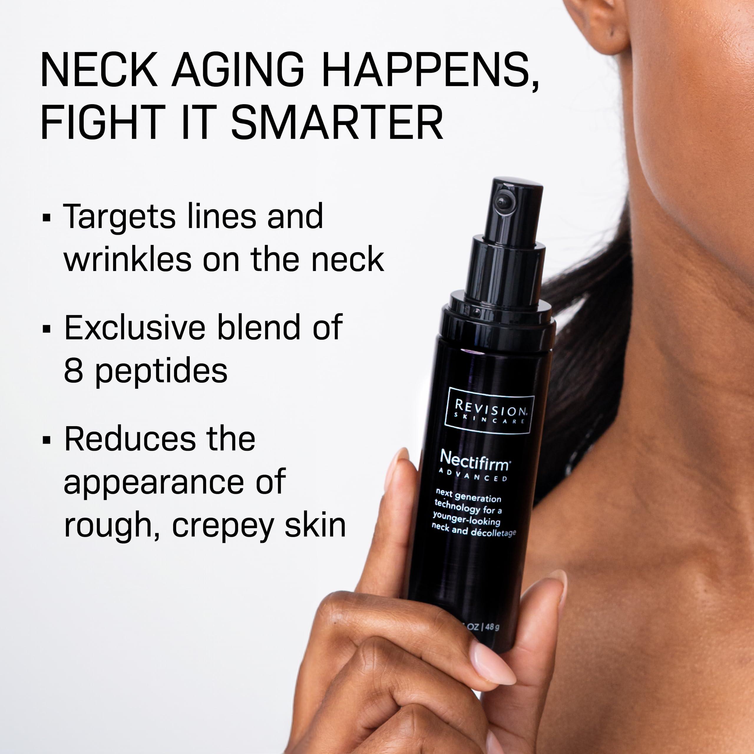 Revision Skincare Nectifirm® Advanced, Anti Aging Neck Firming Cream with Peptides for Fine Lines, Wrinkles and Crepey Skin - Image 3