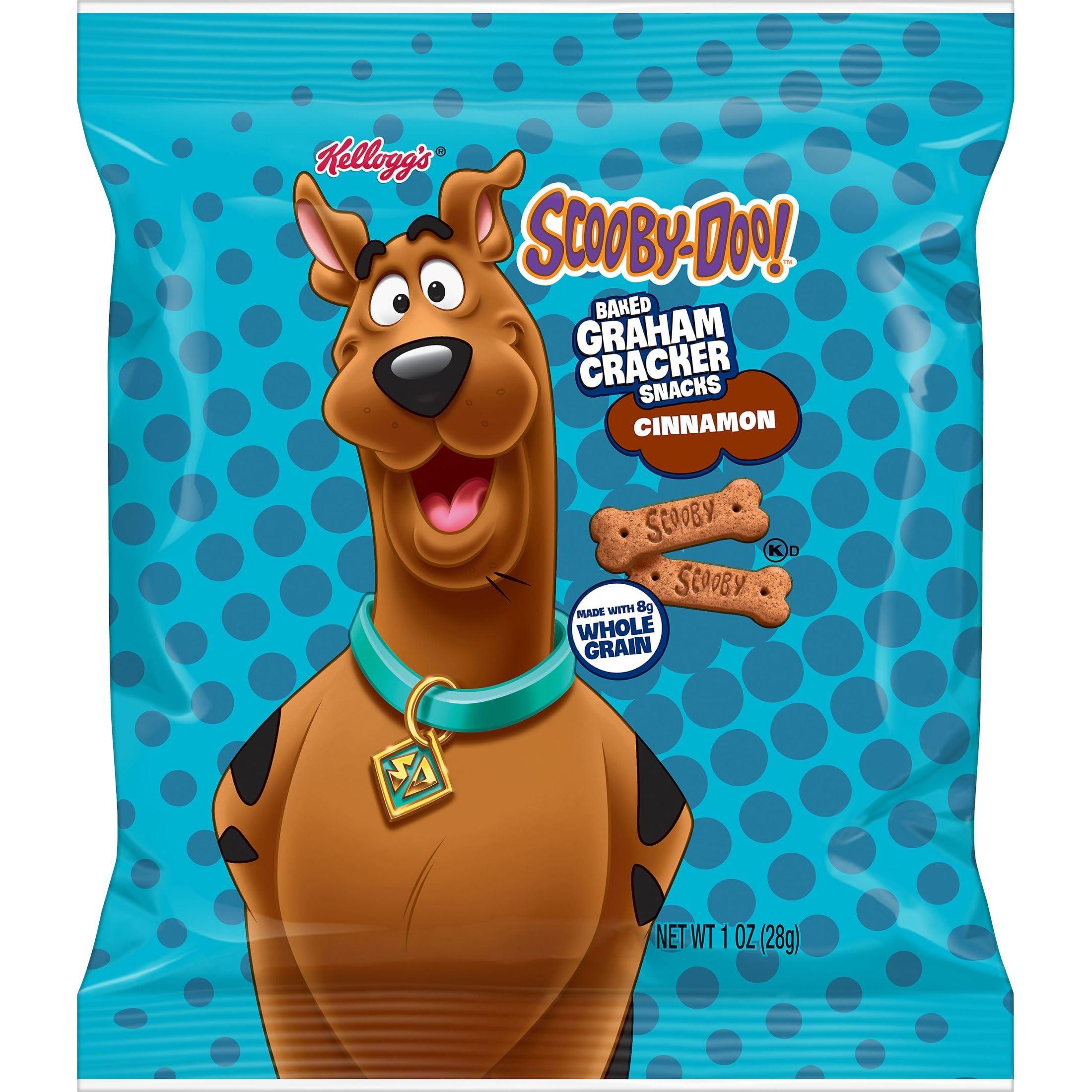 Kellogg's SCOOBY-DOO! Baked Graham Cracker Snacks, Lunch Snacks, Snack Crackers, Cinnamon (40 Pouches) - Image 8