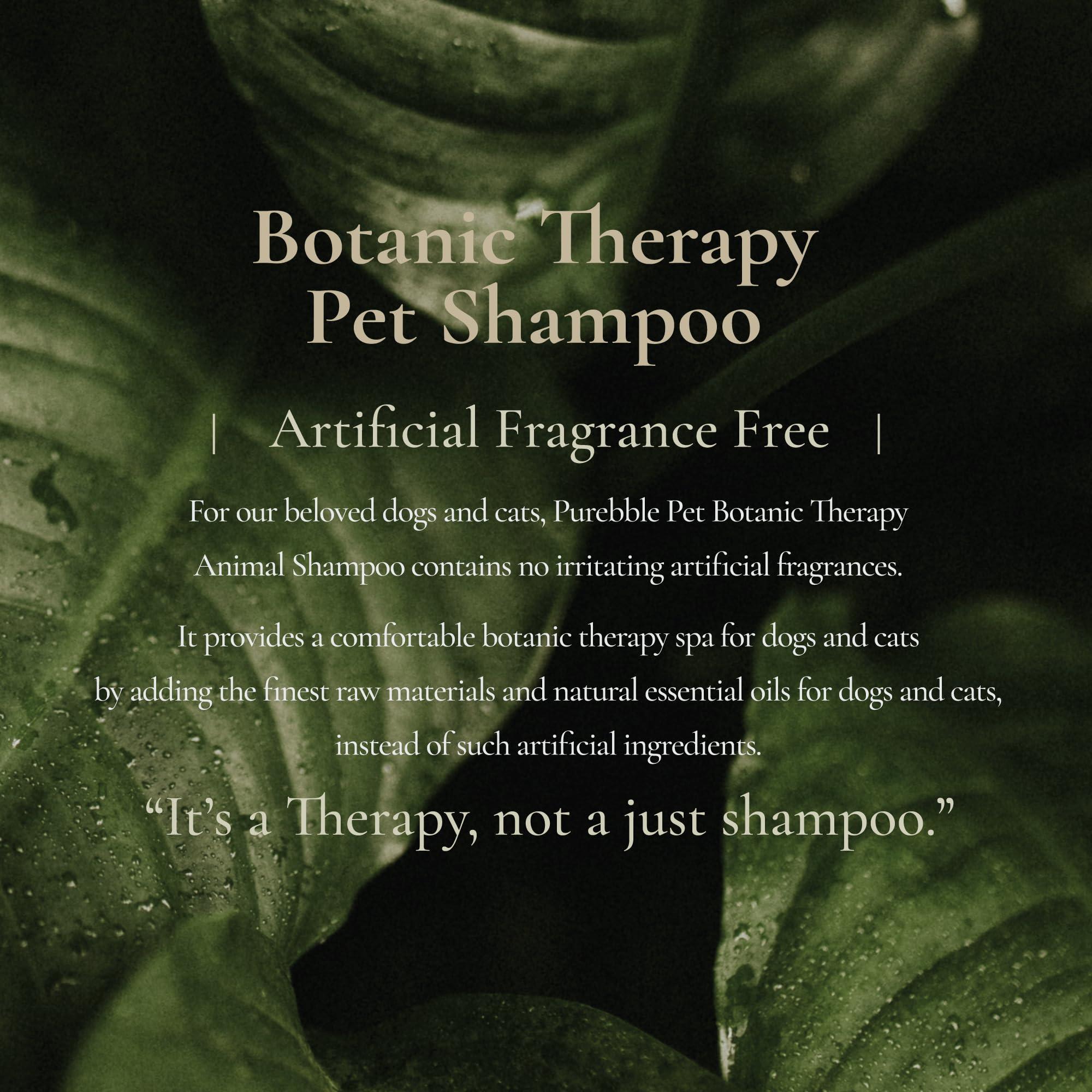 Purebble Pet Shampoo Refresh Purple Botanical Line- for Soft and Shiny Coat and Fur- Cleanses, Conditions, and Detangles, pH- Balancing Formula for Pets, No Artificial Fragrance, 300ml / 10.14 fl oz - Image 5