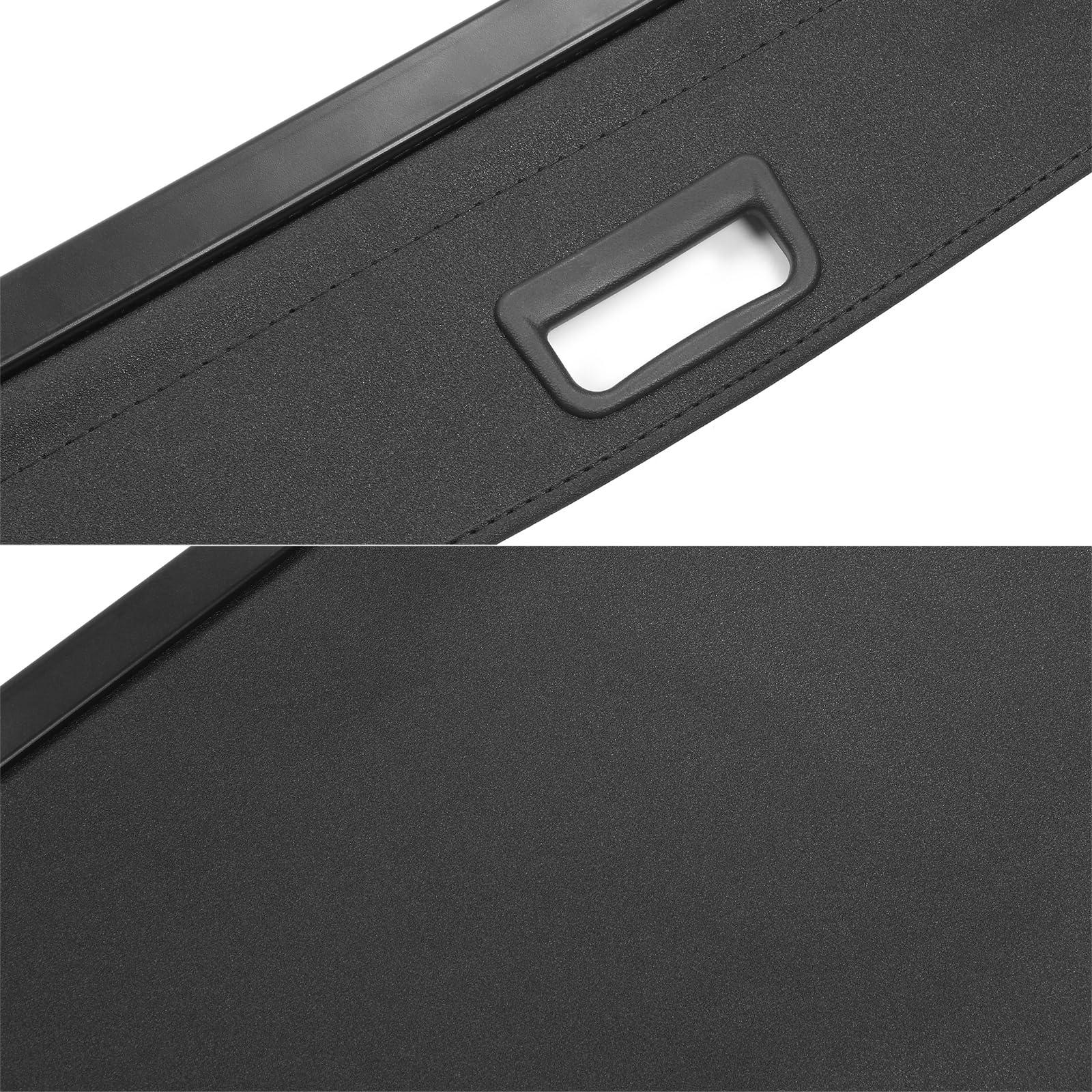 IKON MOTORSPORTS, Cargo Cover Compatible with 2017-2022 Kia NIRO All Models, PVC & Aluminum Rod Black Security Rear Trunk Cover Security Retractable Shield, 2014 2015 2016 2017 2018 - Image 6