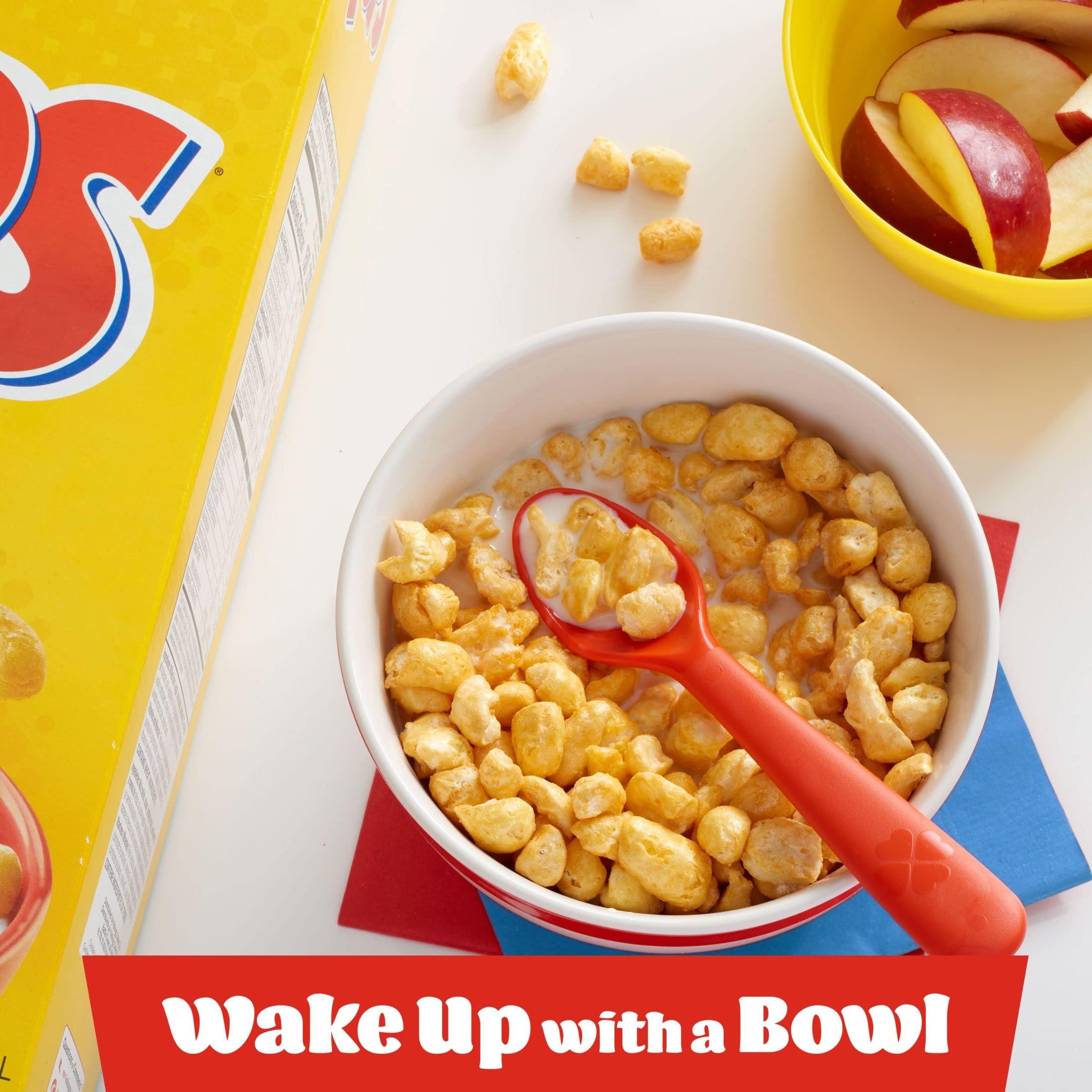 Kellogg's Corn Pops Breakfast Cereal, 8 Vitamins and Minerals, Kids Snacks, Giant Size, Original, 22.6oz Box (1 Box) - Image 3