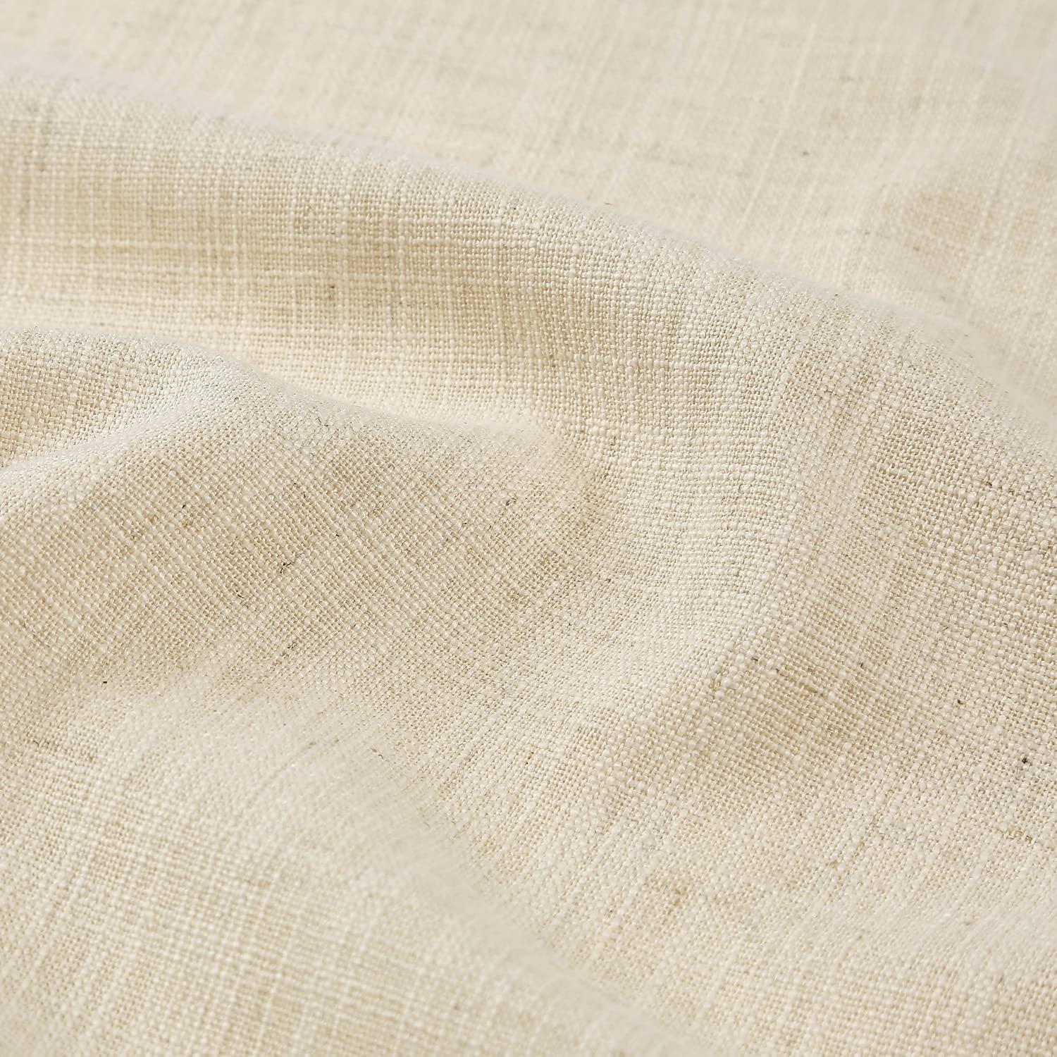 TWOPAGES Liz Linen Custom Curtain Custom Size, Header Style, Liner, Memory Shape Option, Natural Textured Linen Drapes for Living Room, Bedroom, Indoor Window and Door,  1 Panel - Image 7