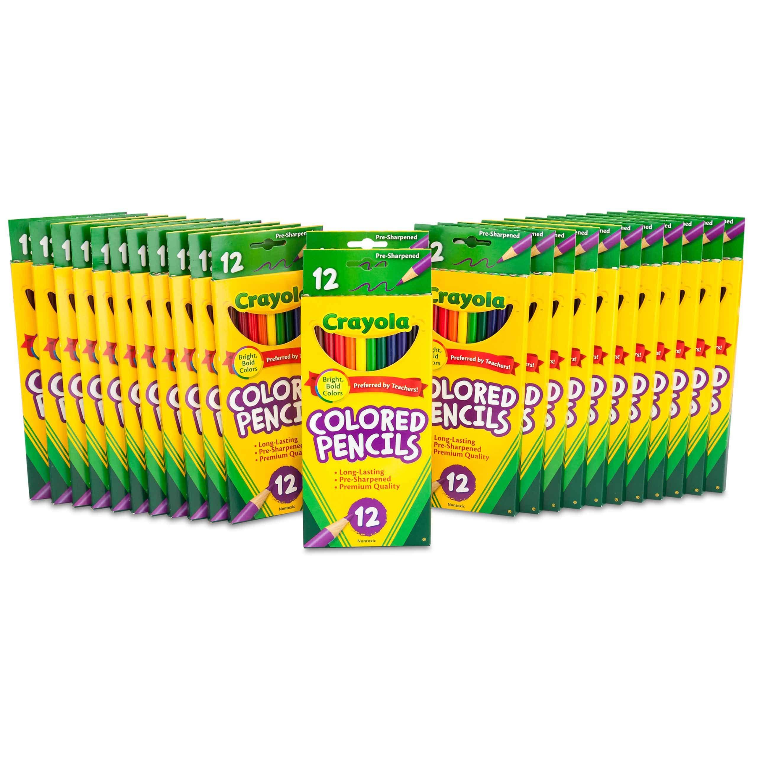 Crayola Bulk Colored Pencils for Kids (24pk), Essential Back to School Supplies For Teachers, Bulk Preschool & Kindergarten Classroom Must Haves, 12 Colors - Image 5