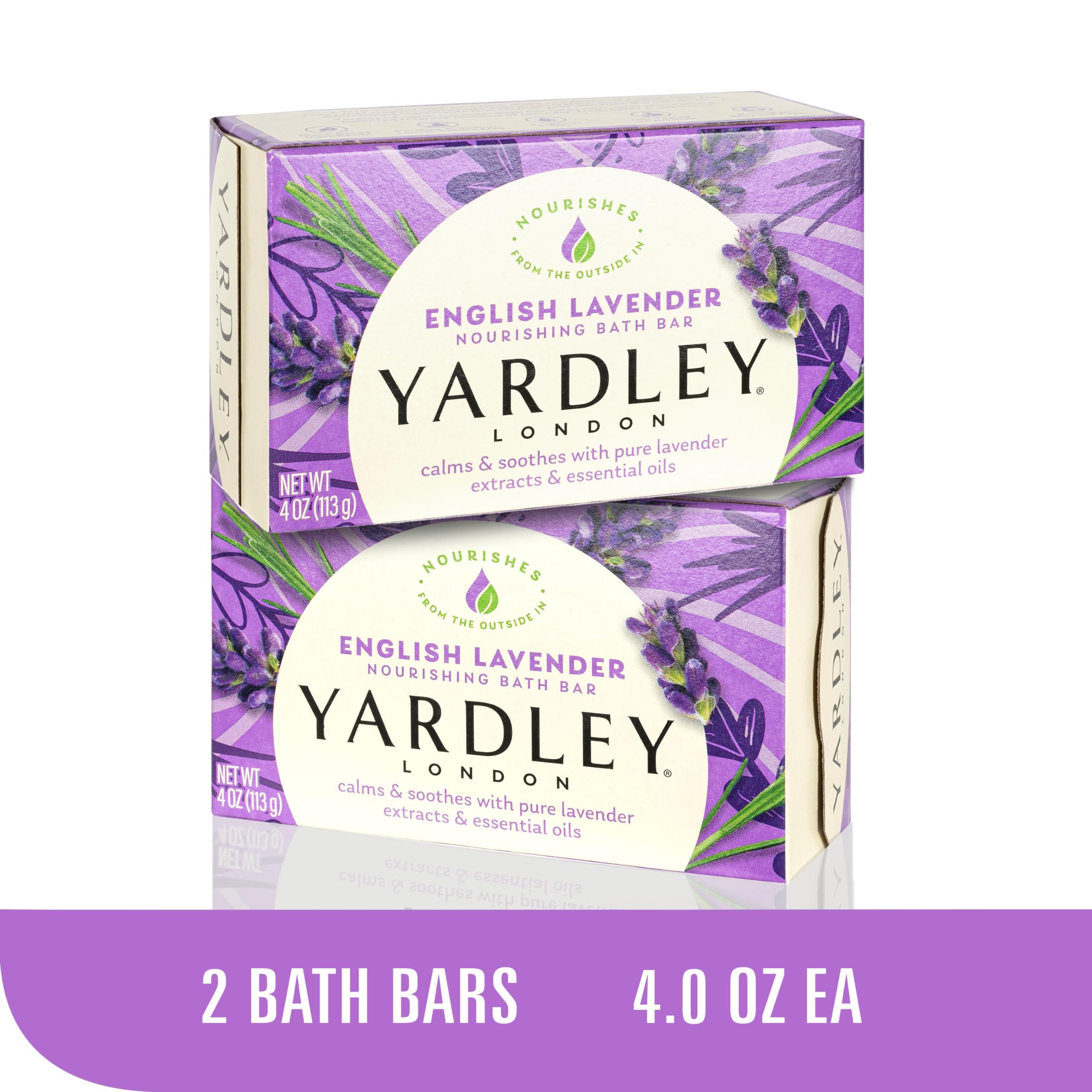 Yardley London Soap Bath Bar Bundle - 10 Bars: English Lavender, Oatmeal and Almond, Aloe and Avocado, Cocoa Butter, Lemon Verbena 4 Ounce Bars (Pack of 10, Two of each) - Image 6