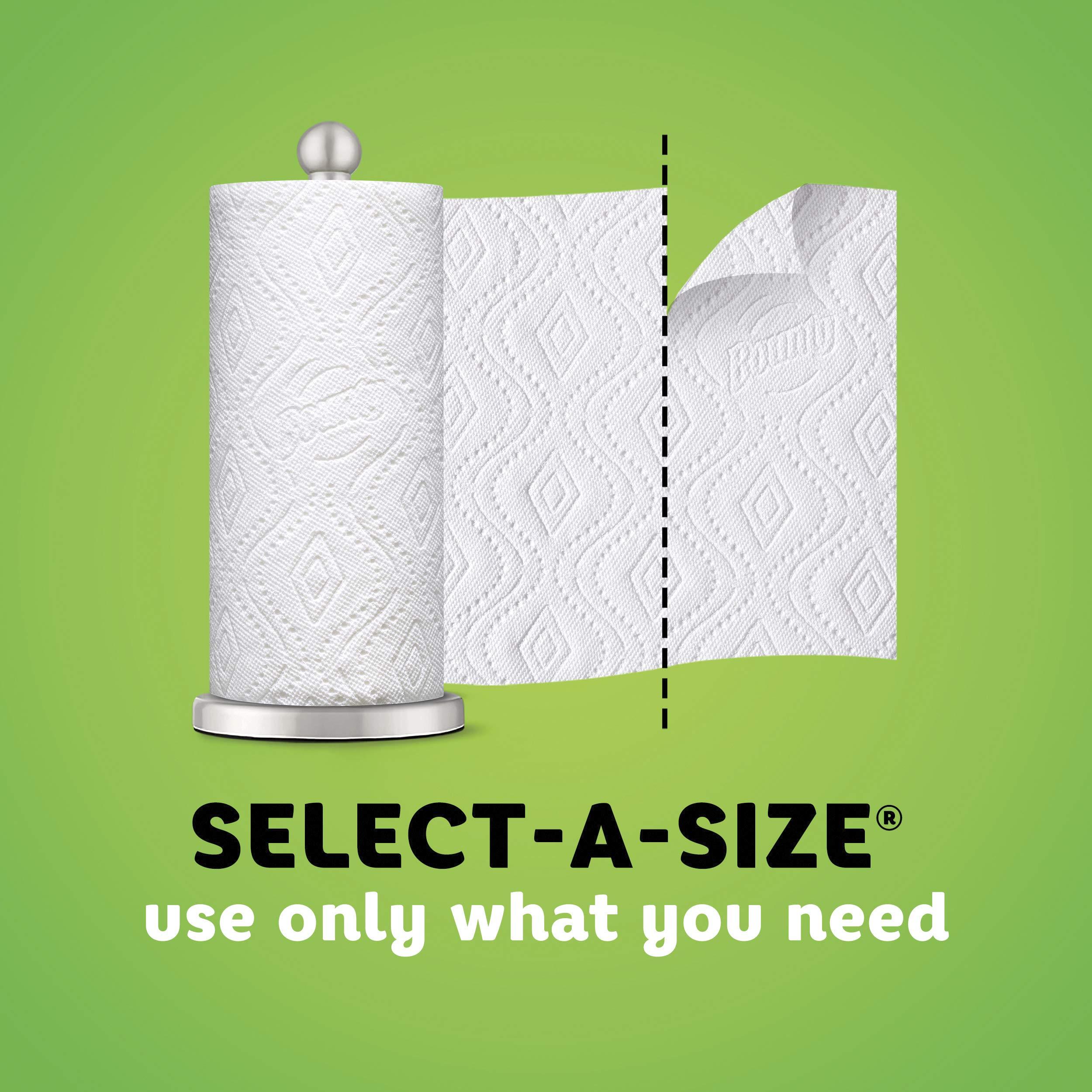 Bounty Select-A-Size Paper Towels, White, 4 Double Rolls = 8 Regular Rolls, 4Count (Pack Of 4) - Image 6