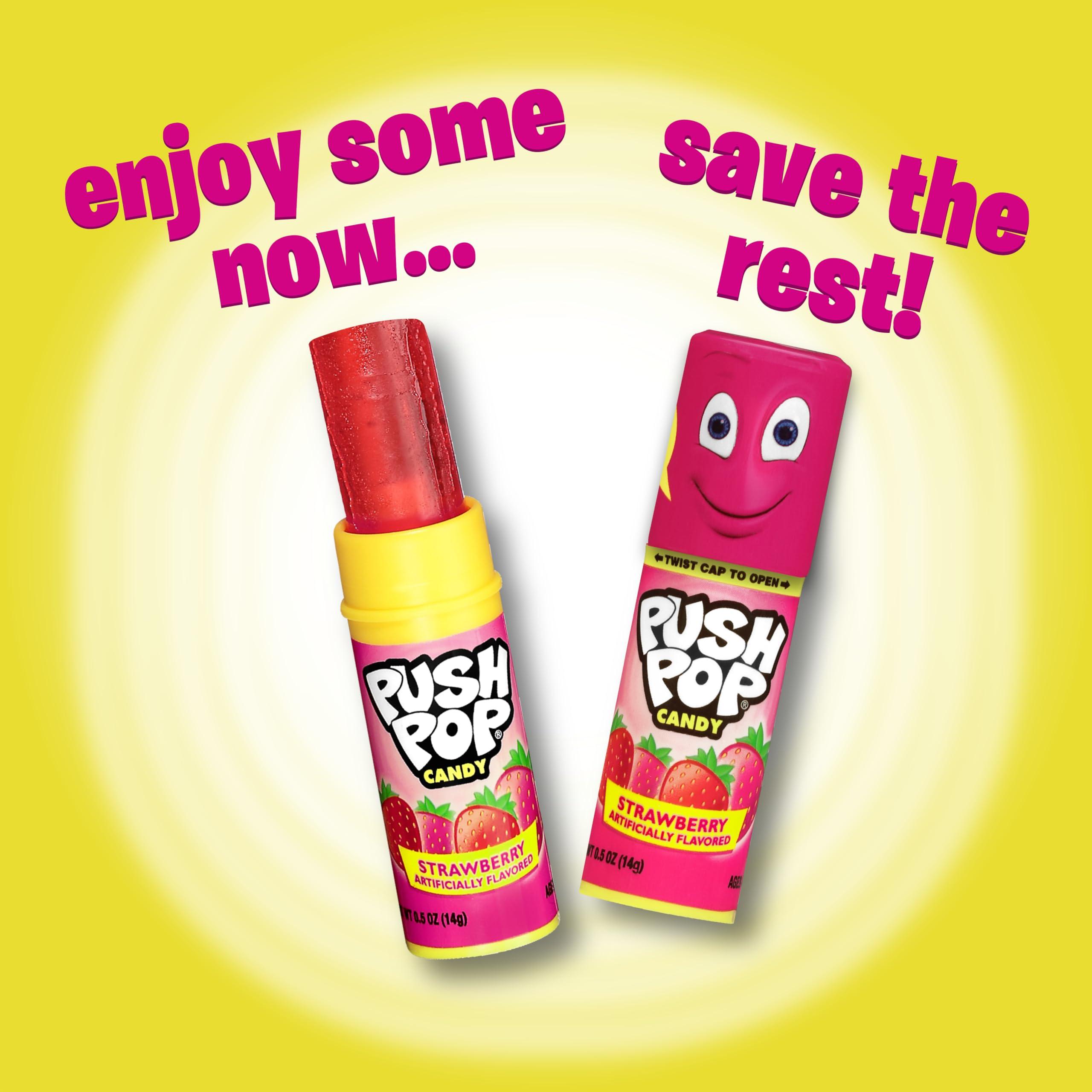 Push Pop Candy Variety Pack, Bulk Candy Individually Wrapped for Party Favors, 24 Count Variety Lollipops, Fun Push Pop Lollipop Gift Baskets, Goodie Bag Gifts & Birthday Kids Party Favors - Image 6