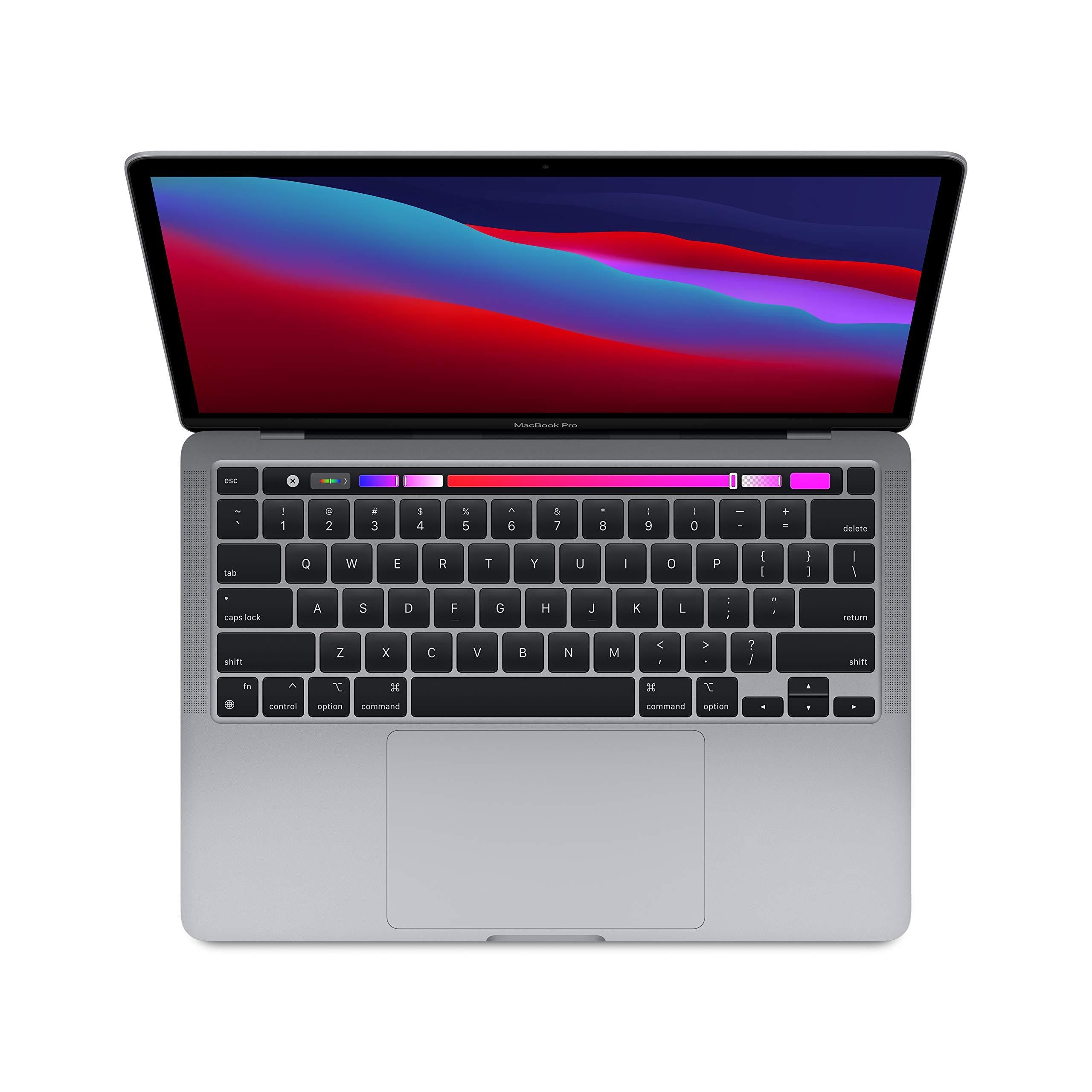 Late 2020 Apple MacBook Pro with Apple M1 Chip (13 inch, 8GB RAM, 512GB SSD Storage) Space Gray (Renewed) - Image 2