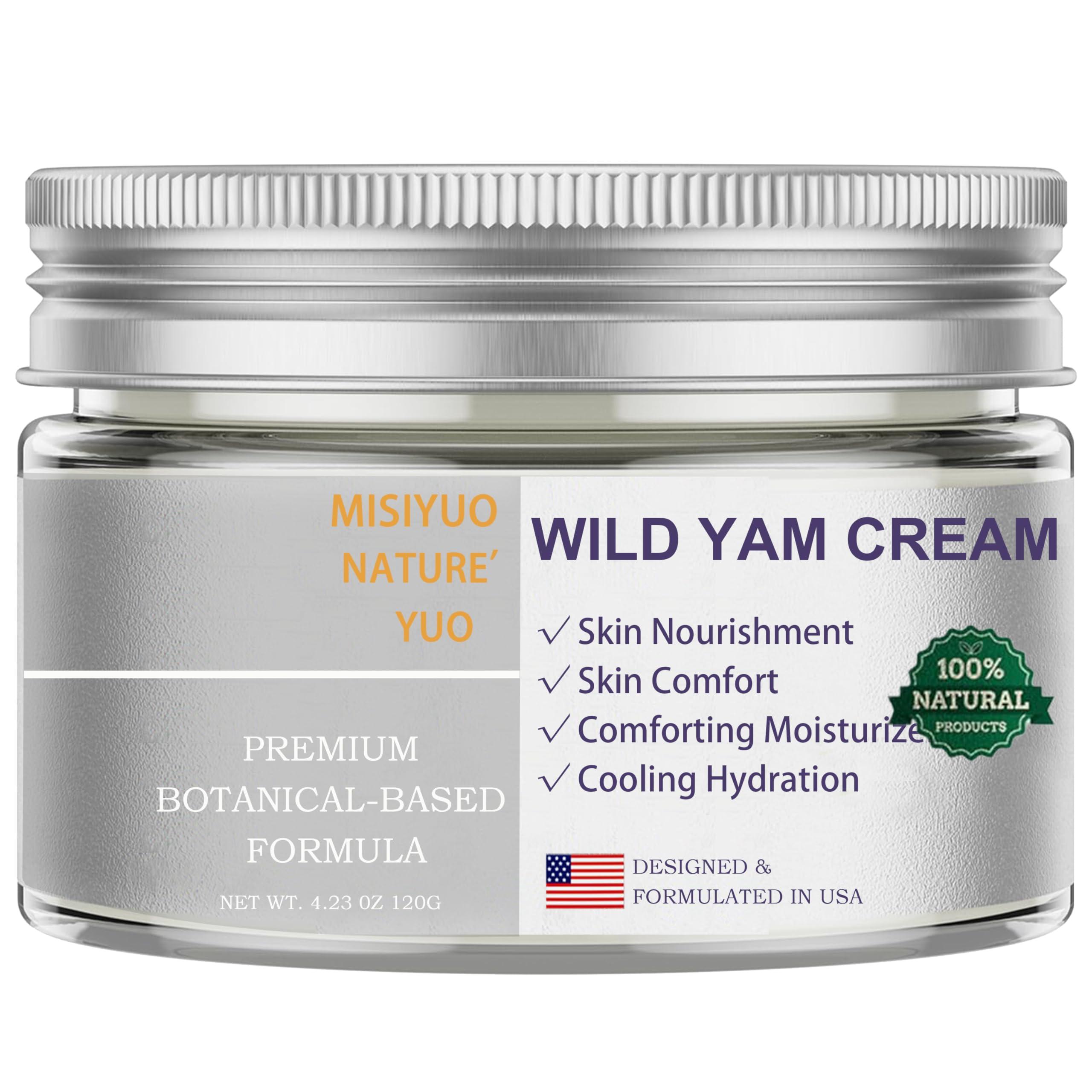 MIsiyuo Organic Wild Yam Cream for Women - Soothing Skin Comfort, Natural Ingredients, 120g