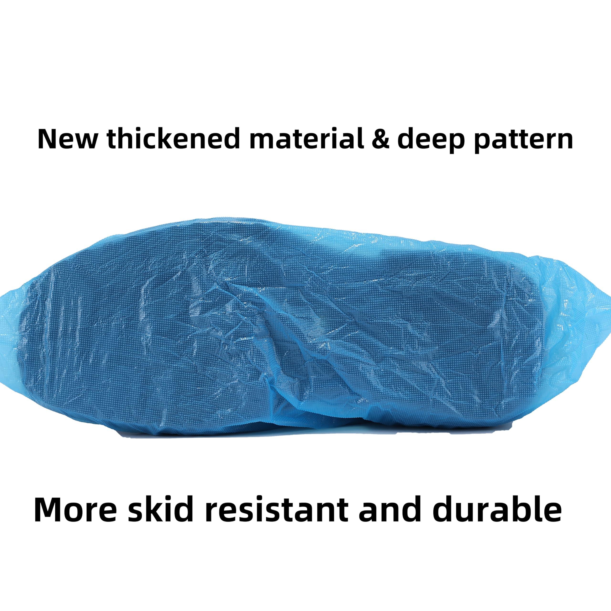 Shoe Cover Disposable Non-slip,Waterproof,Dustproof,CPE Booties Shoes Protectors Coverings,Fits up to US Men's 11 & Women's 13,Durable Booties Boot Covers for Indoors - 200(100Pairs) - Image 4