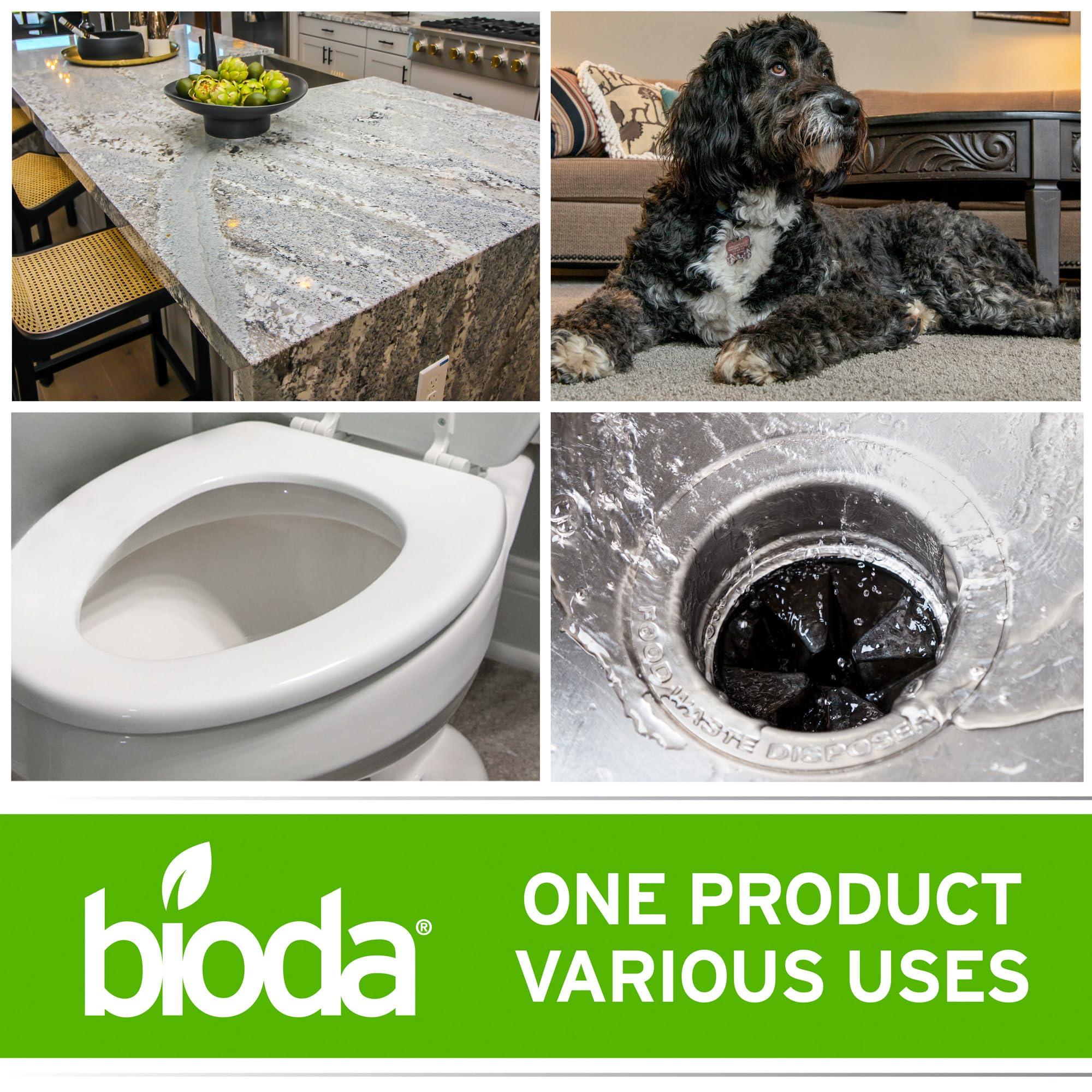 Bioda Multi-Purpose Probiotic Enzyme Cleaner and Deodorizer | Professional Strength | Trash Can Deodorizer, Pet Stains and Odors, Drains, Floors, Bathrooms, Toilets | Made in USA | 1 Gallon - Image 6