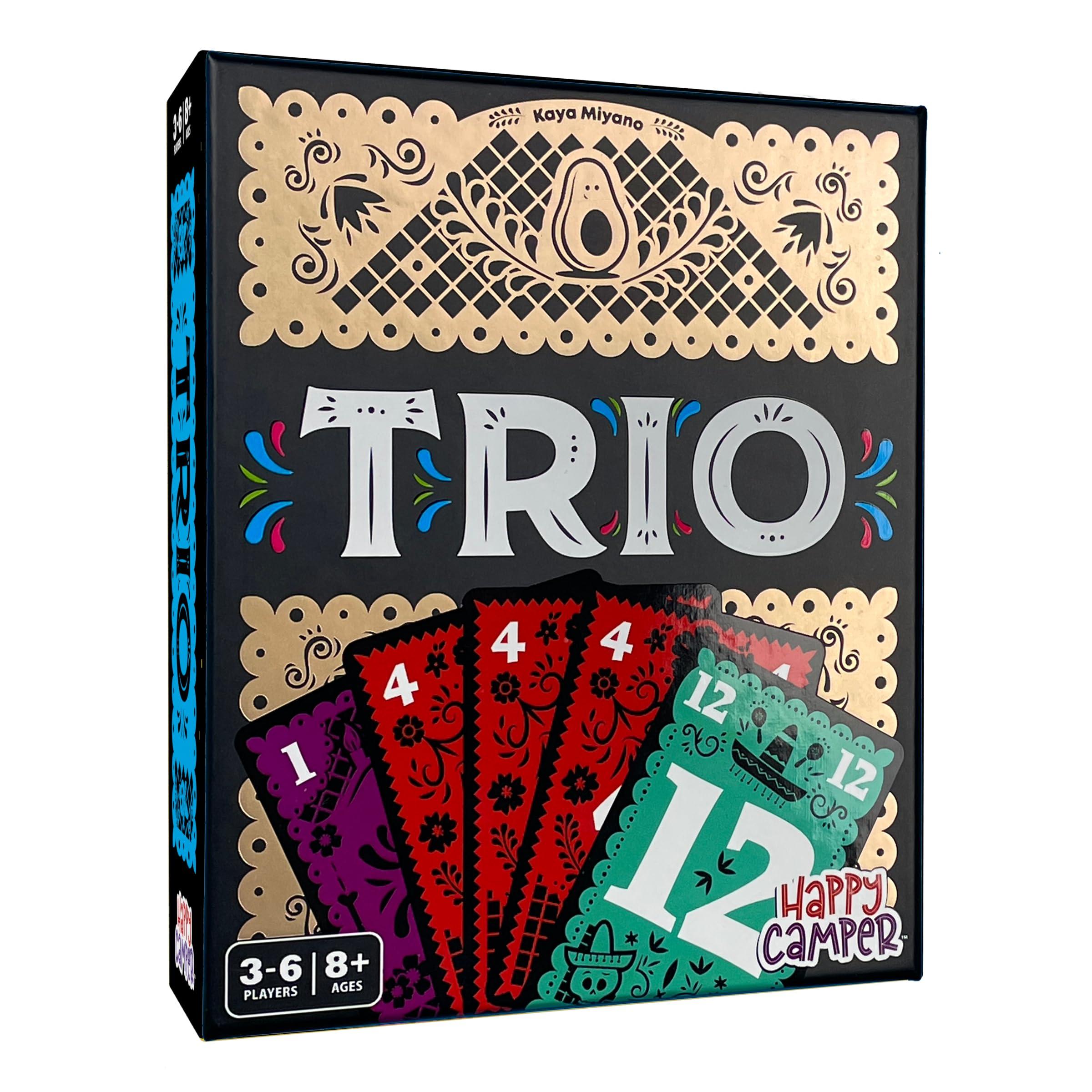 Happy Camper - Trio | Hottest New Family Game | Award-Winning | French Game-of-The-Year | Perfect for Game Night | 3-6 Players | Ages 8+