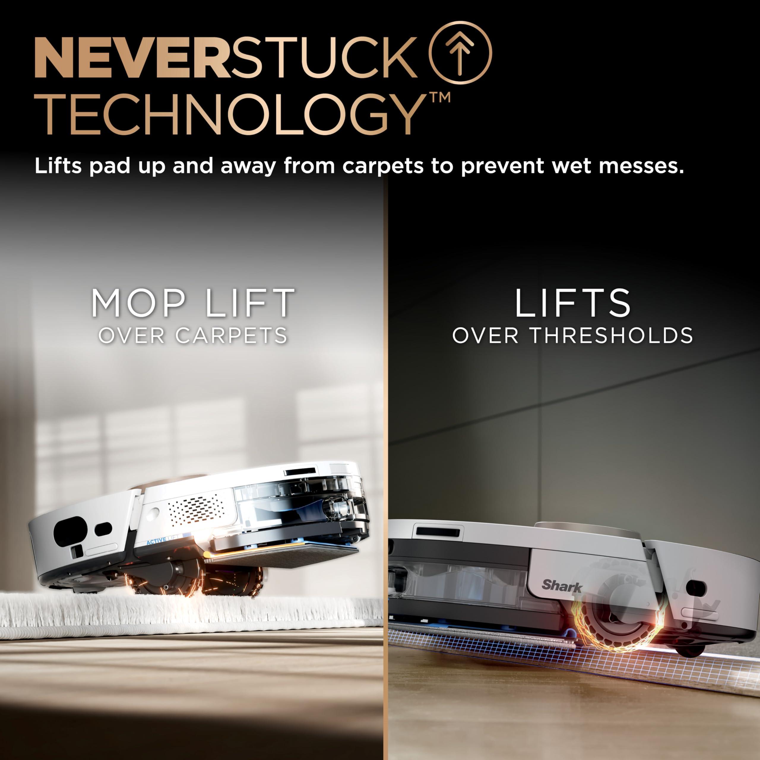 Shark Robot Vacuum & Mop Combo, PowerDetect NeverTouch Pro, Self-Emptying, Self-Refill with Self-Clean Pad Wash & Dry, 60-Day Debris Capacity, 30-Day Refill Tank, 5 PowerDetect Technologies, AV2800ZE - Image 6