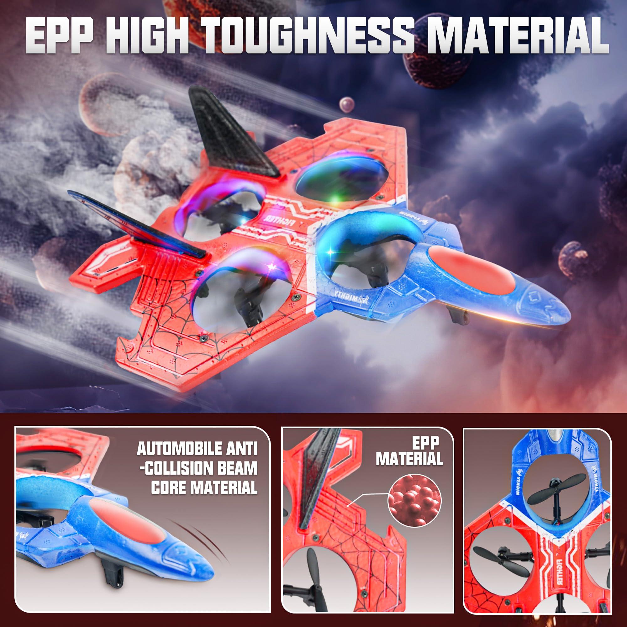 BEZGAR Drones for Kids | 2.4GHZ RC Plane, Spider Toys for Boys, Remote Control Spider, Remote Control Airplane, RC Helicopter, 360° Flip Fighter Jet Toy, Toys for ages 8-13 - Image 7