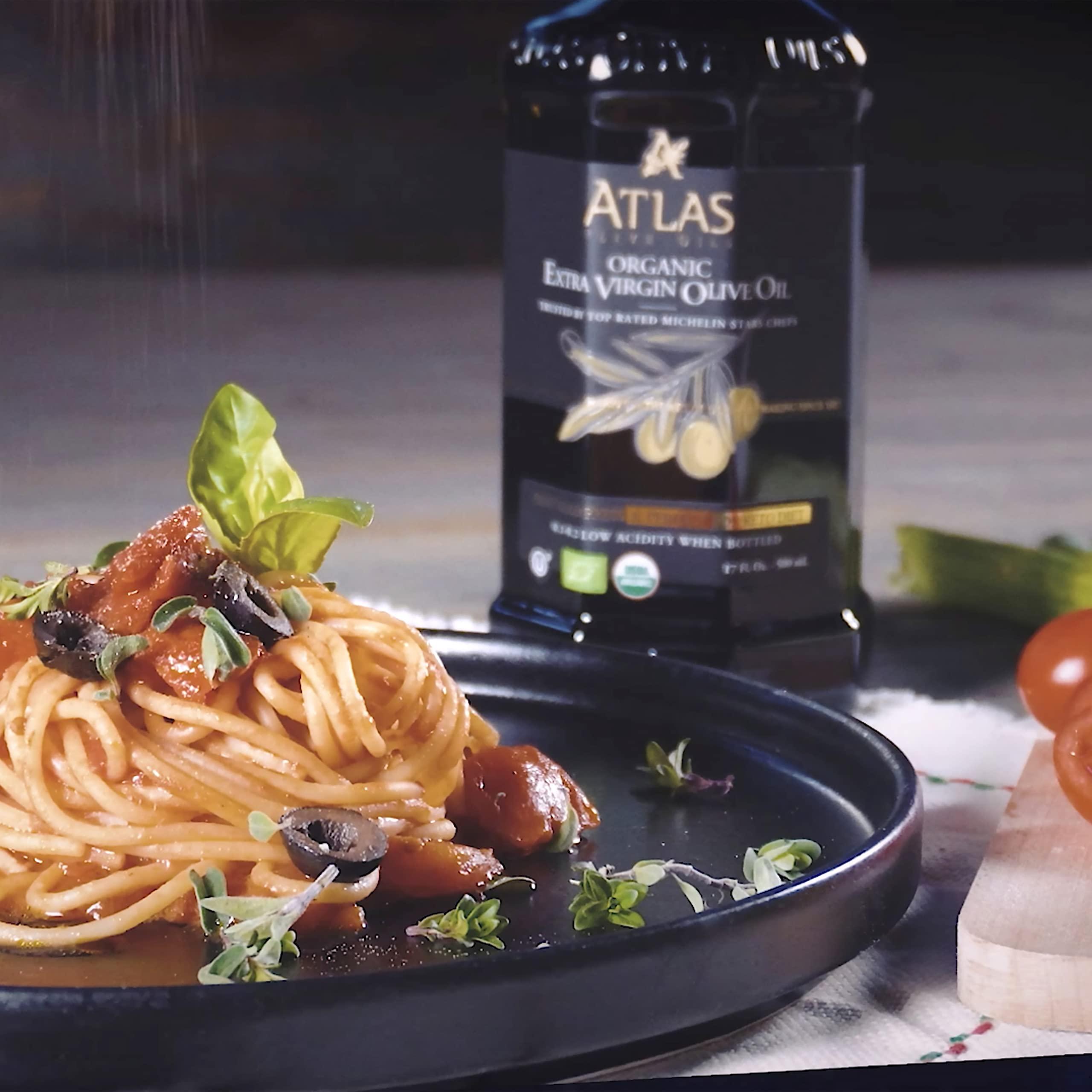 Atlas 750 mL Organic Cold Press Extra Virgin Olive Oil with Polyphenol Rich from Morocco | Newly Harvested Unprocessed from One Single Family Farm | Moroccan EVOO Trusted by Michelin Star Chefs - Image 6