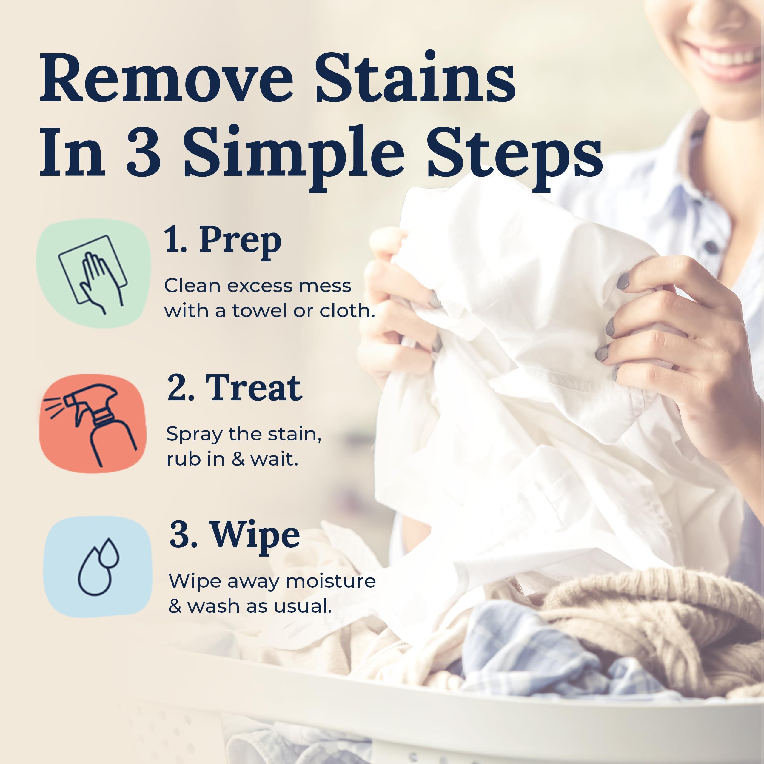 Miss Mouth's Messy Eater Stain Treater Spray - 4oz Stain Remover - Newborn & Baby Essentials - No Dry Cleaning Food, Grease, Coffee Off Laundry, Underwear, Fabric - Image 7
