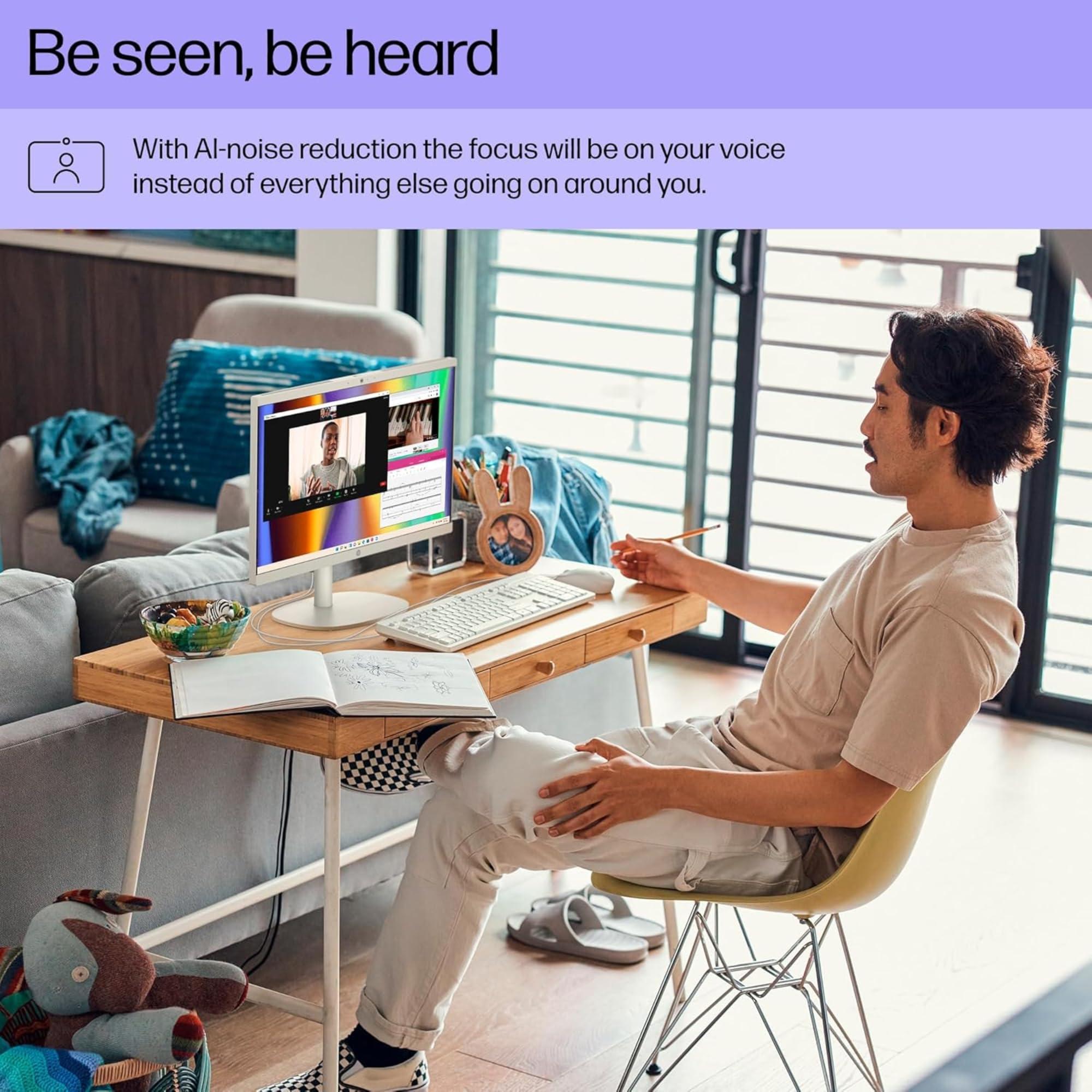 HP 22" All-in-One Desktop PC • The New Version and Look • 12 Month Microsoft Office • 40GB RAM • 1TB Storage (512GB SSD and 512GB External) • FHD Display • Intel Celeron Processor • Windows 11 Home - Image 6