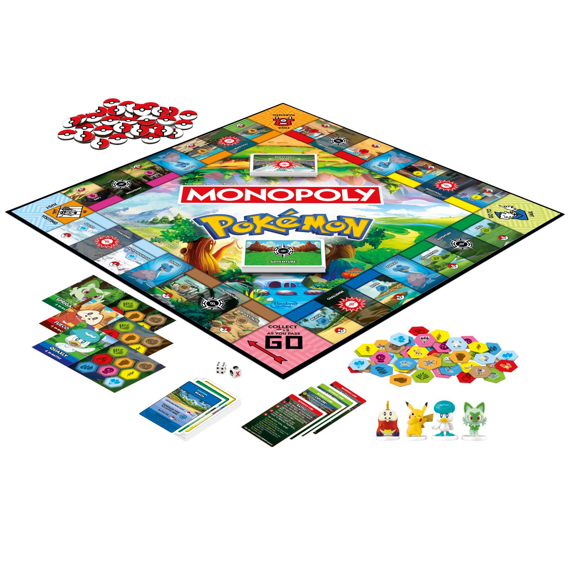 Monopoly Pokémon Edition Board Game | Ages 8 and Up | 2 to 4 Players | Kids Games for Pokémon Fans | Fun Family Games| 45 Mins. Avg. - Image 15