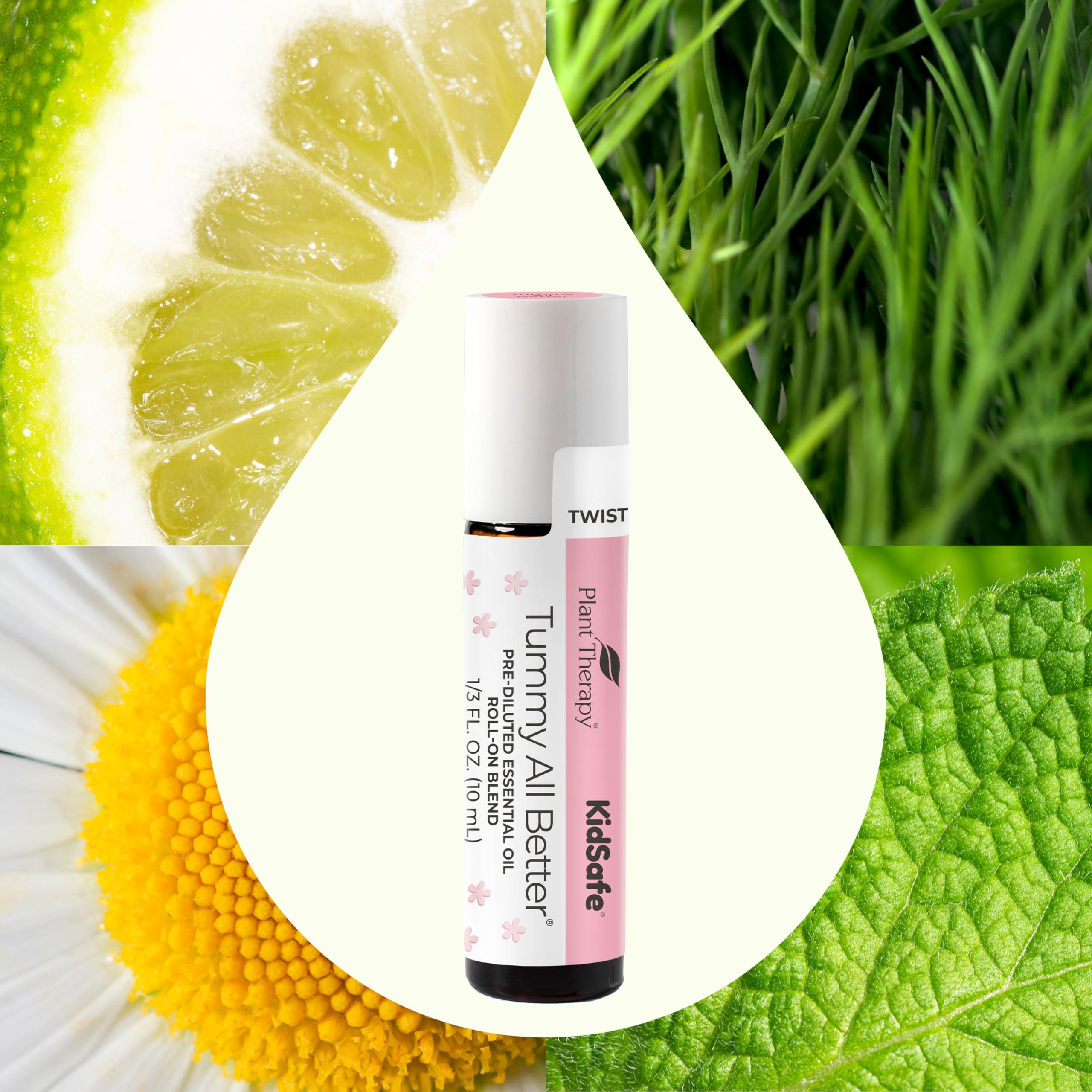 Plant Therapy KidSafe Tummy All Better Essential Oil Blend Pre-Diluted Roll-On 10 mL (1/3 oz) 100% Pure, Therapeutic Grade - Image 3