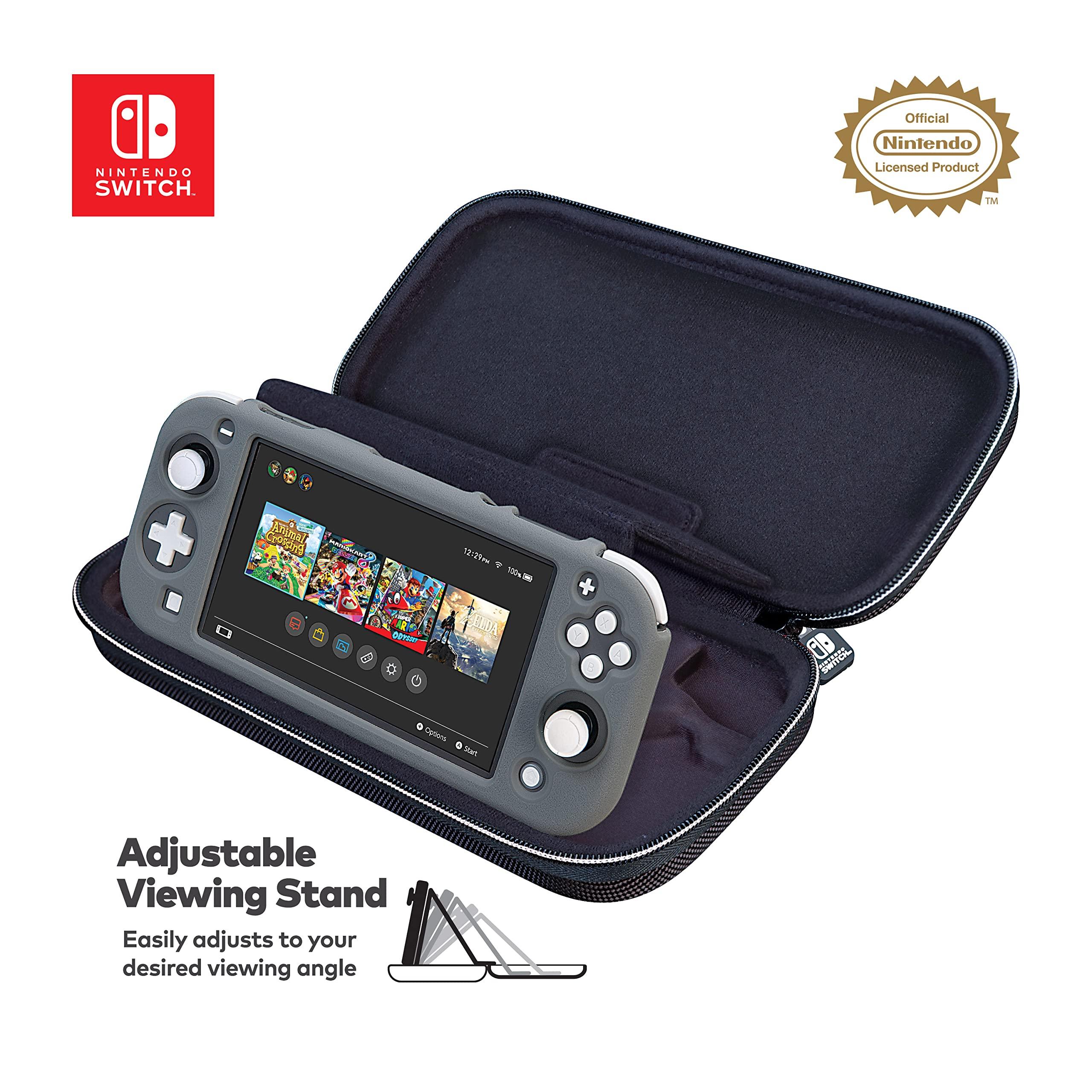 Game Traveler RDS – Officially Licensed Nintendo Switch Deluxe OLED, Nintendo Switch, & Switch Lite Case - Purple Ballistic Nylon, Viewing Stand, & Bonus Game Cases, #1 Selling Case in USA - Image 3