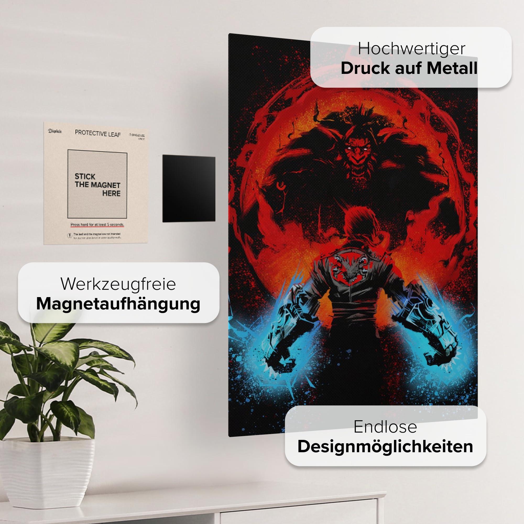 Displate Official Arcane Metal Poster Magnetic Mounting Included Licensed Artwork Modern Wall Decor Mercy Poster 17.7" x 12.6" - Image 3